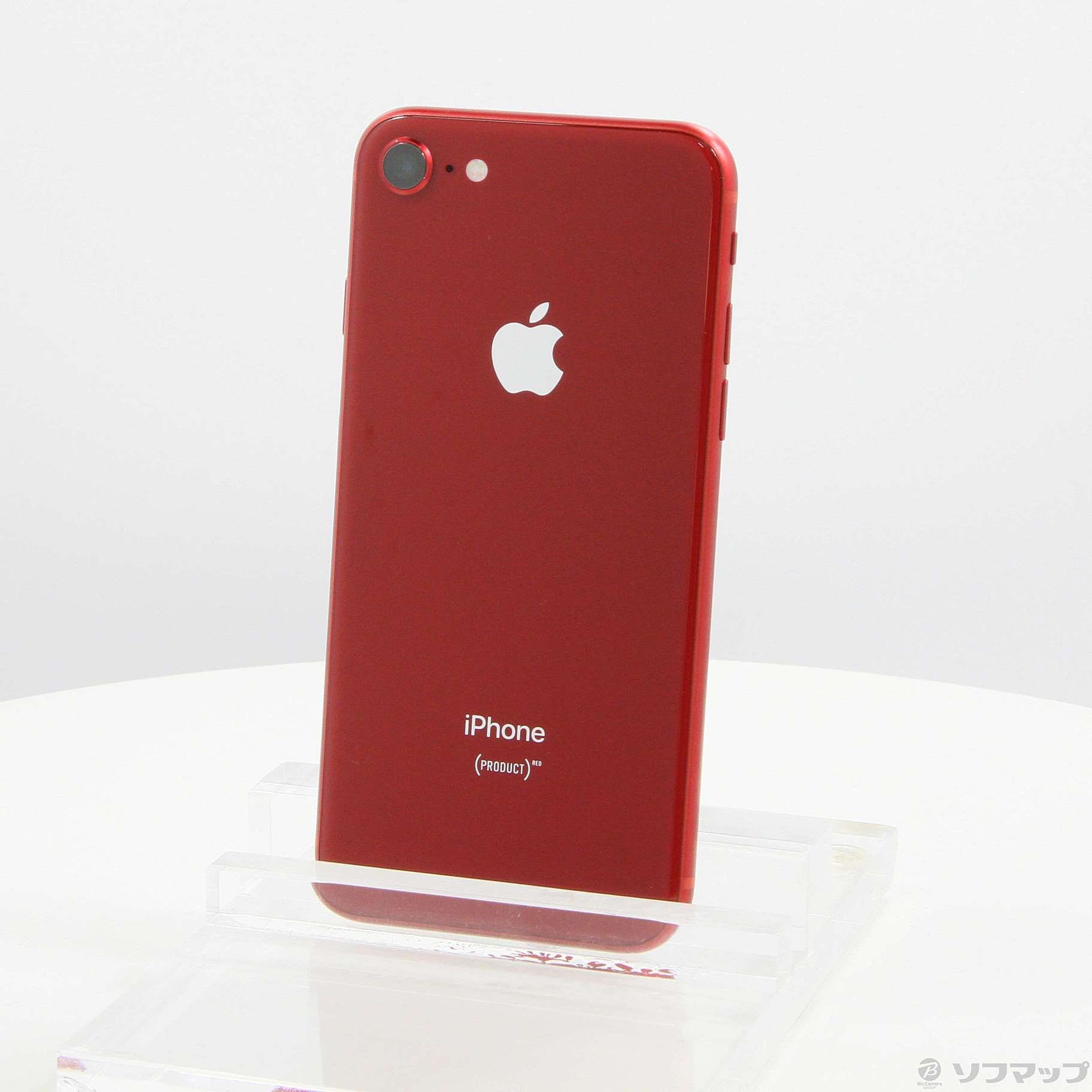 iPhone8plus PRODUCT RED 256GB バッテリー容量80% SIMロック解除 