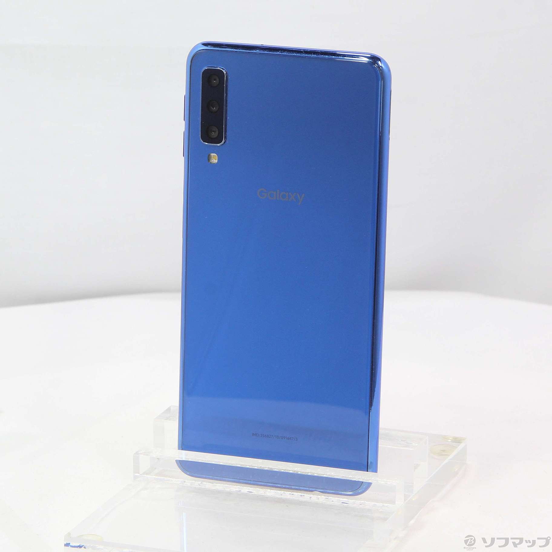 Samsung Galaxy A7 ブルー モバイル版  SIMフリースマートフォン/携帯電話