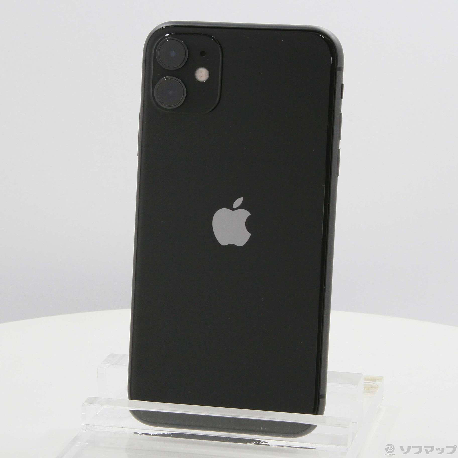 中古】iPhone11 64GB ブラック MWLT2J／A SIMフリー [2133046809745