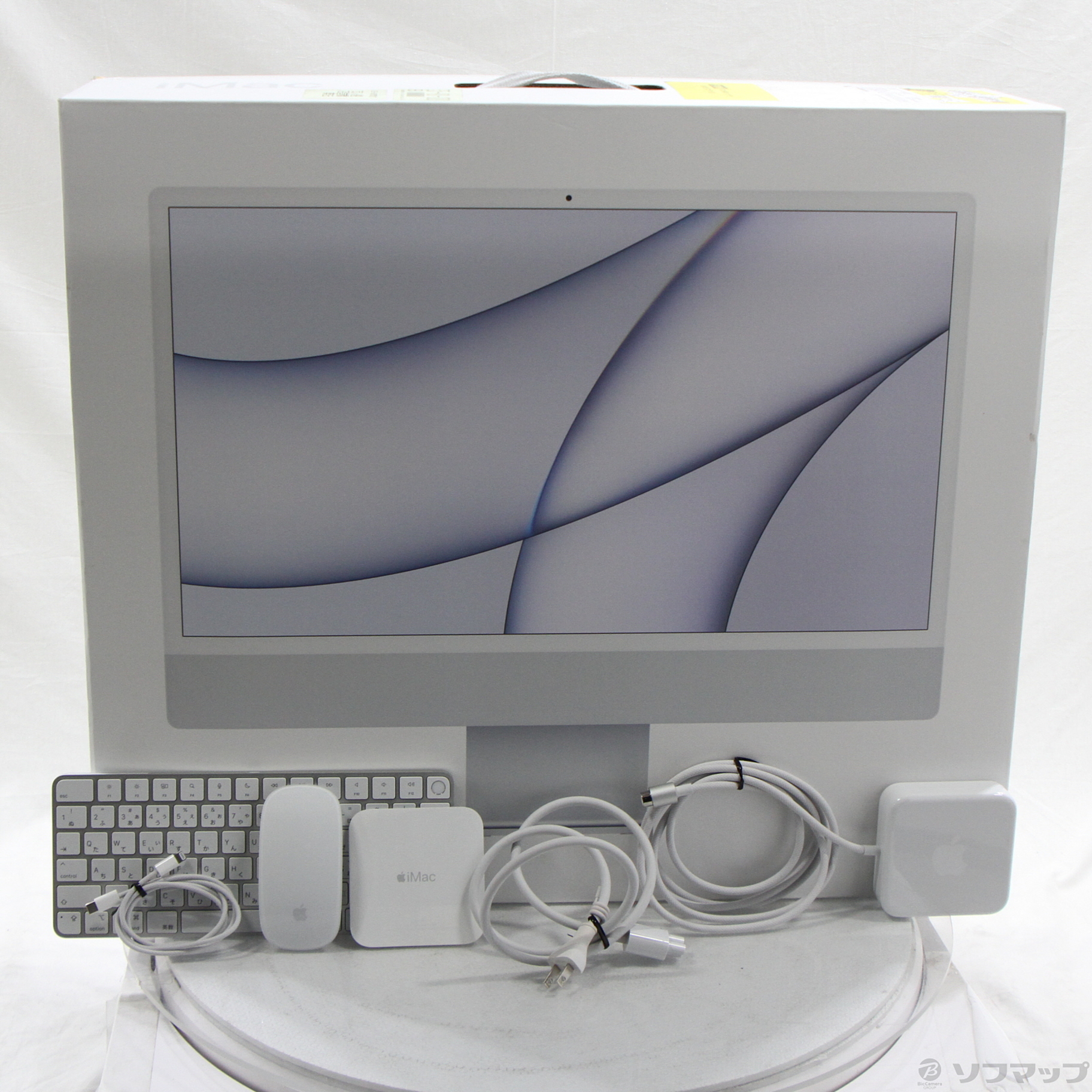 中古】iMac 24-inch Mid 2021 MGPD3J／A Apple M1 8コアCPU_8コアGPU