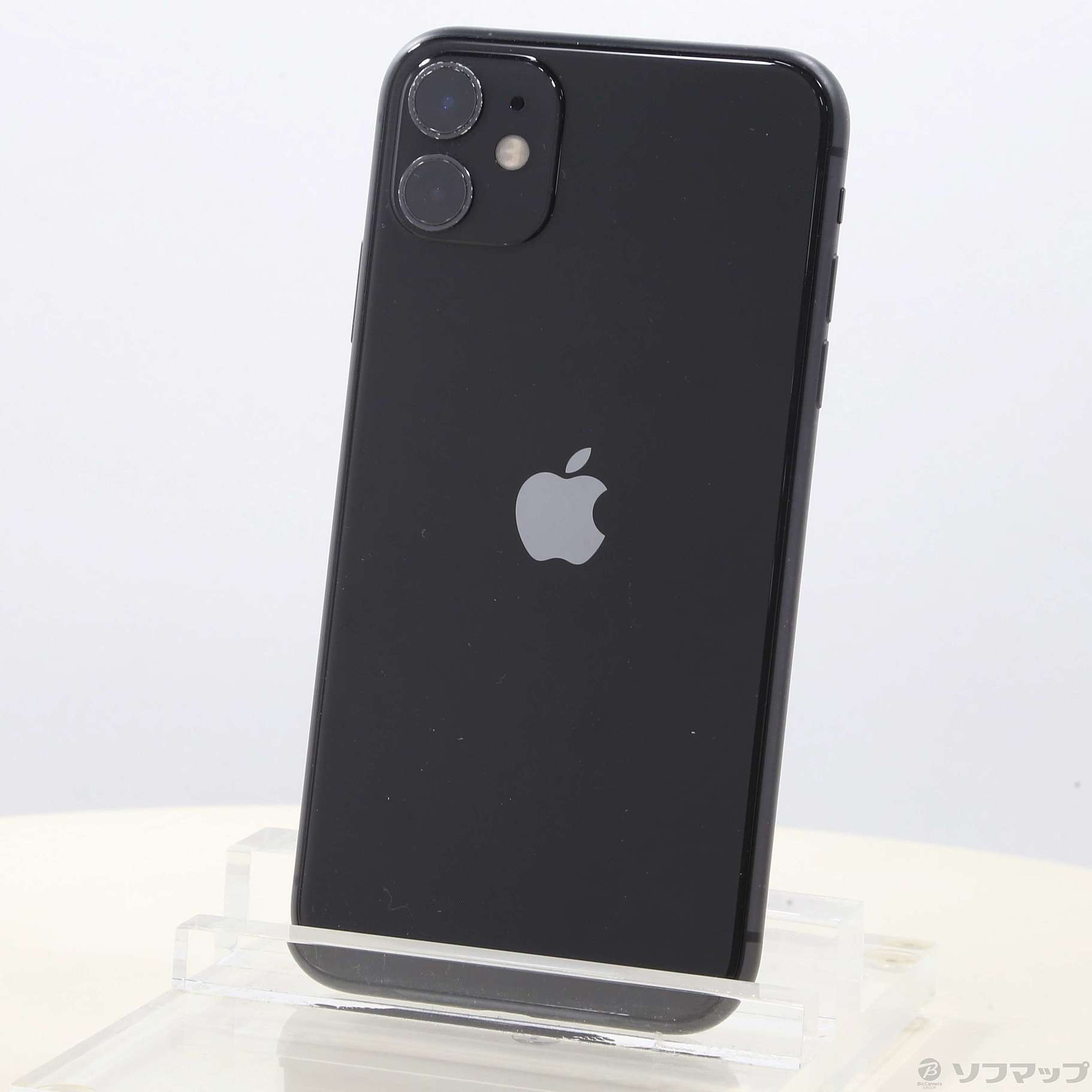 中古】iPhone11 64GB ブラック MHDA3J／A SIMフリー [2133046814374