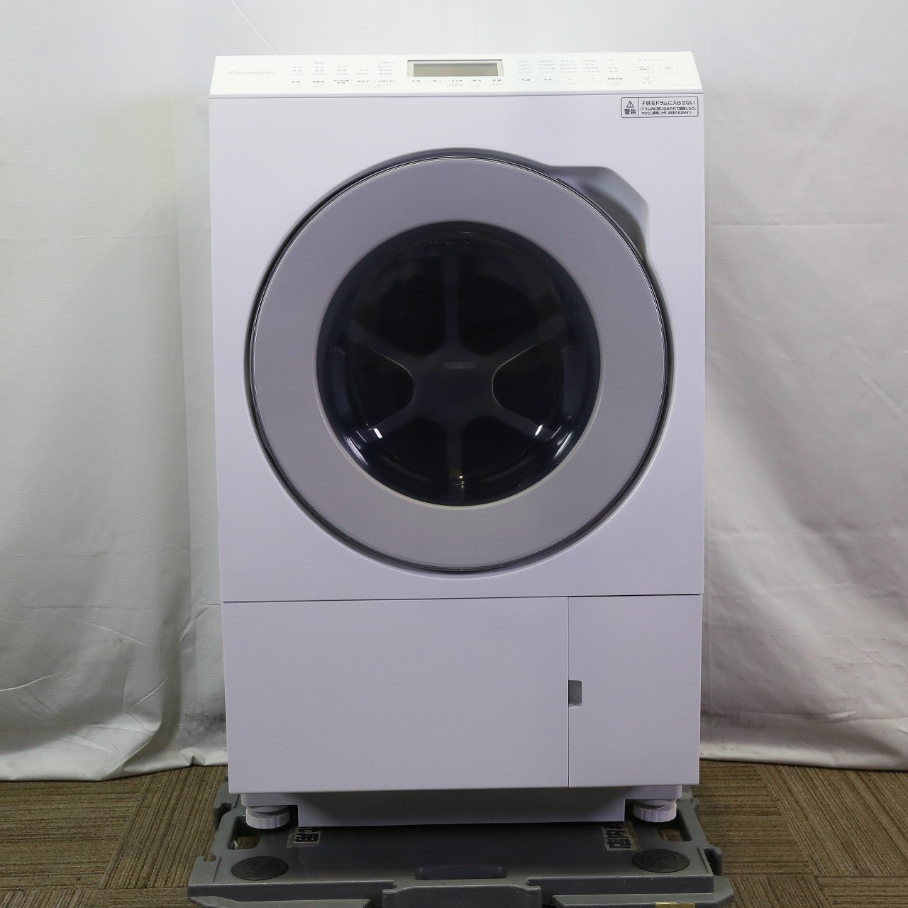 〔中古品〕 ドラム式洗濯乾燥機 LXシリーズ マットホワイト NA-LX127BL-W ［洗濯12.0kg ／乾燥6.0kg ／ヒートポンプ乾燥  ／左開き］