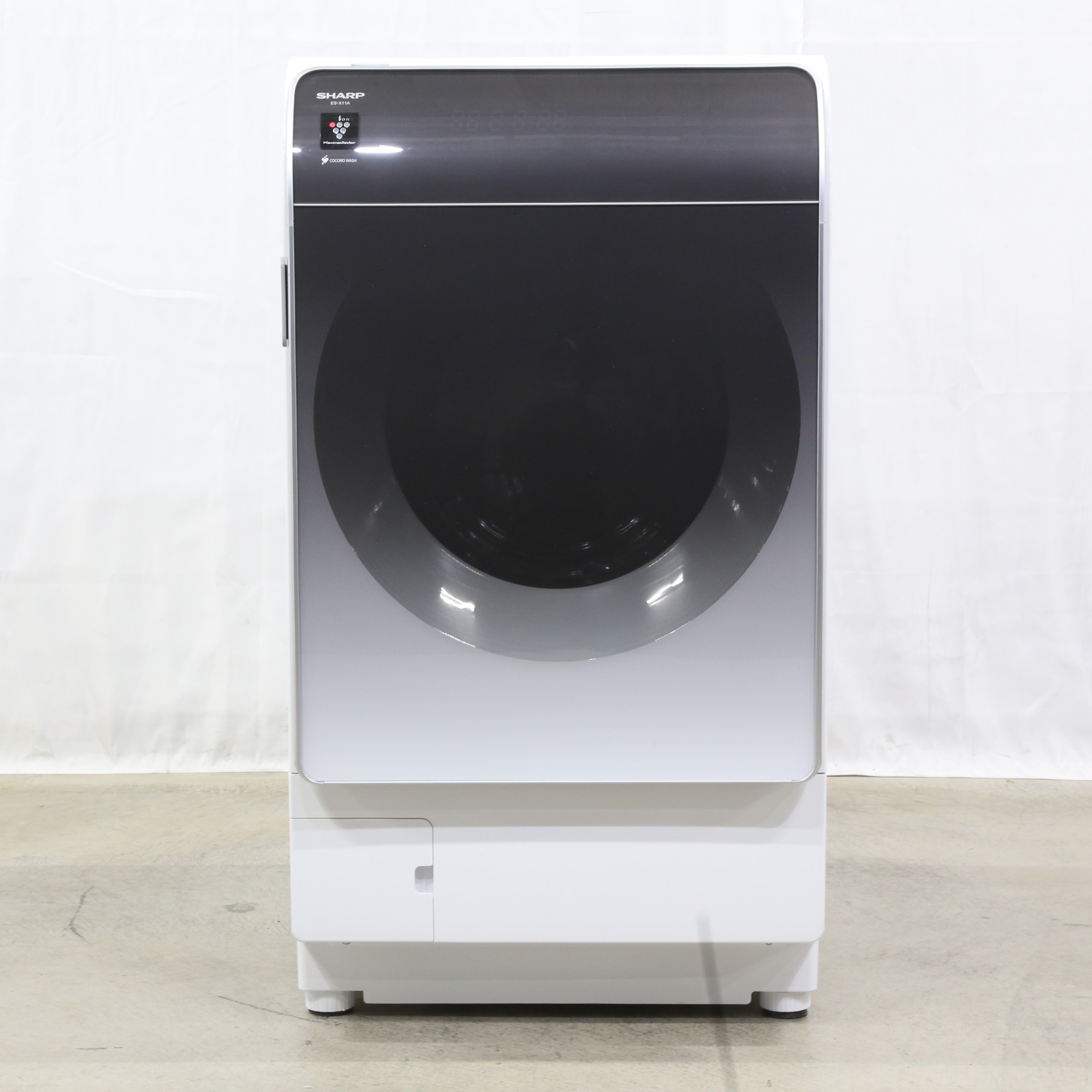 SHARP ES-W114-SL ドラム式洗濯乾燥機 (洗濯11.0kg/乾燥6.0kg) - 生活家電