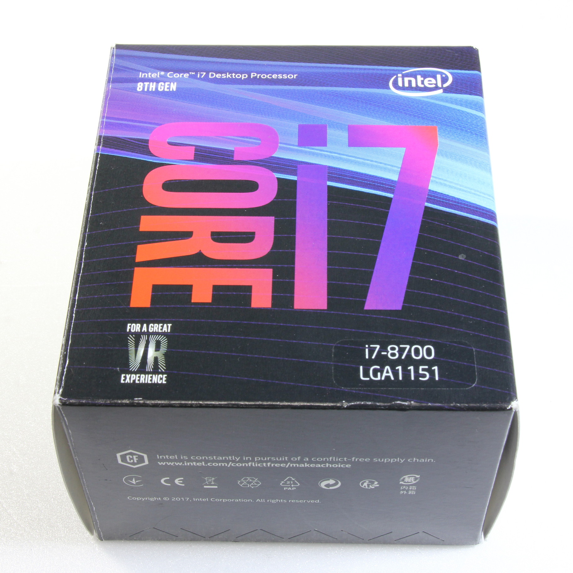 CPU Intel Core i7-8700 SR3QS インテル（intel） 【中古】Core i7 8700 3.2GHz LGA1151 65W SR3QS