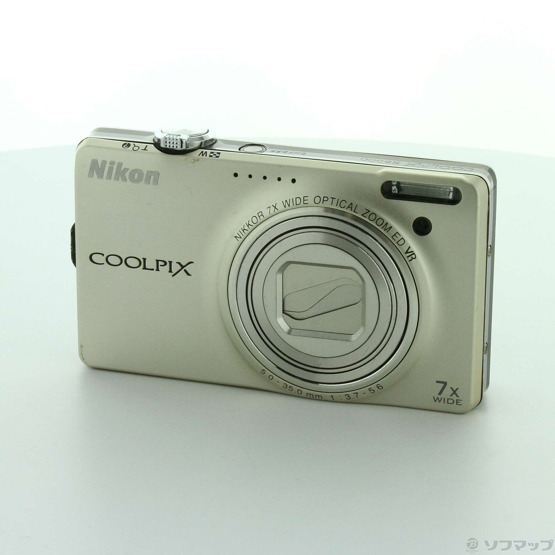 COOLPIX S6000 (1420万画素／7倍ズーム／SDHC／シャンパンシルバー)