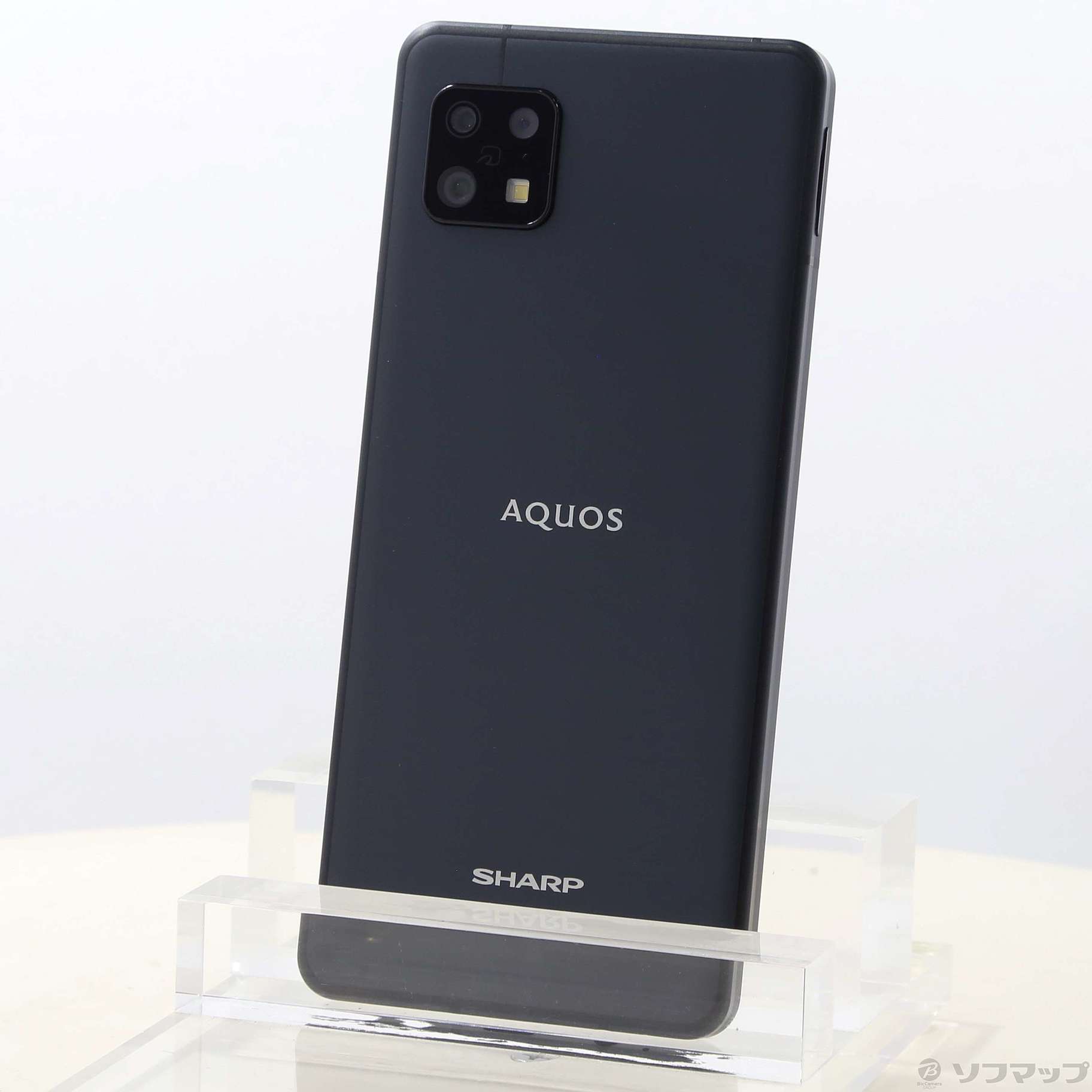 中古】AQUOS sense6 128GB ブラック SH-M19 SIMフリー [2133046856022