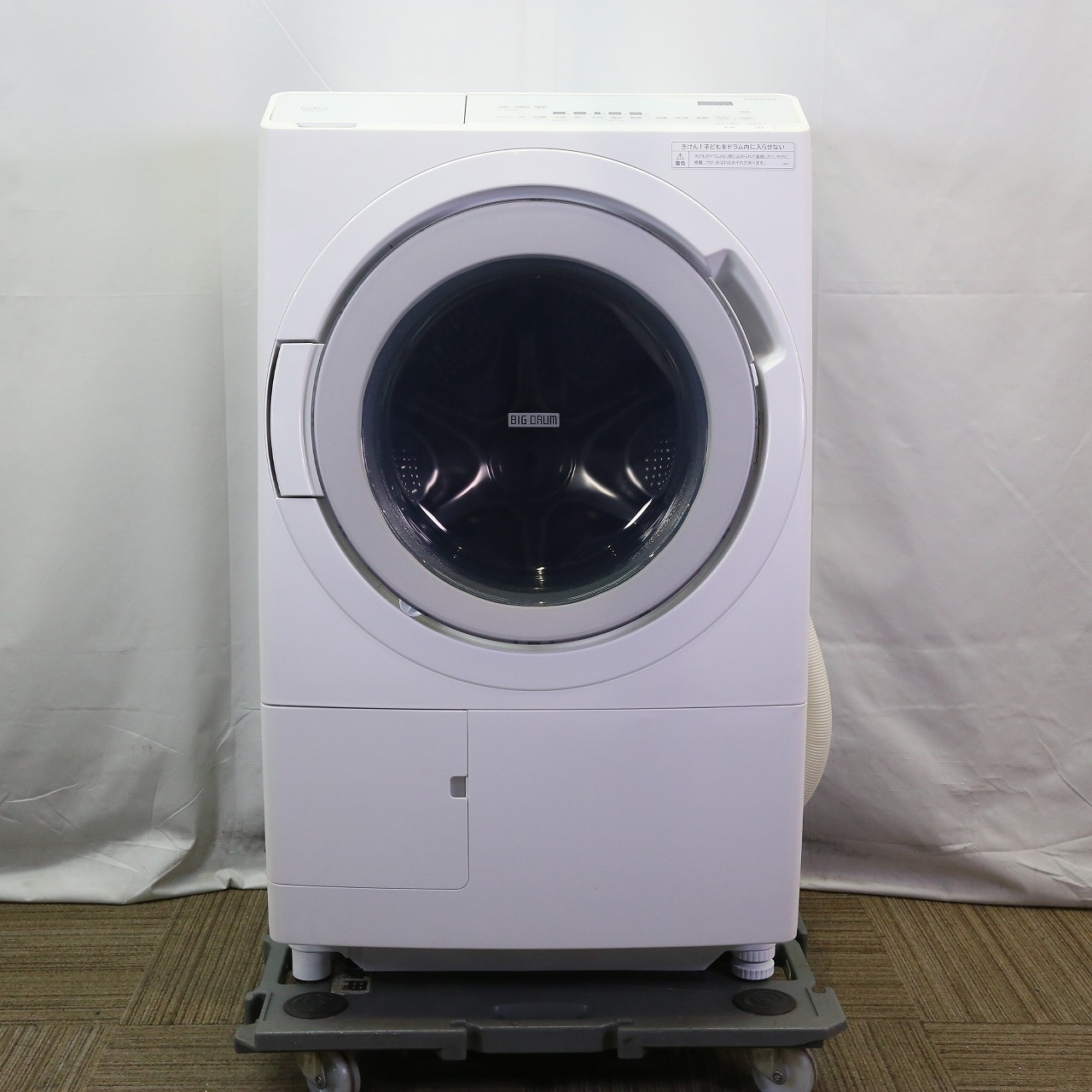 中古】〔中古品〕 ドラム式洗濯機 ホワイト BD-SX120HL-W ［洗濯12.0kg