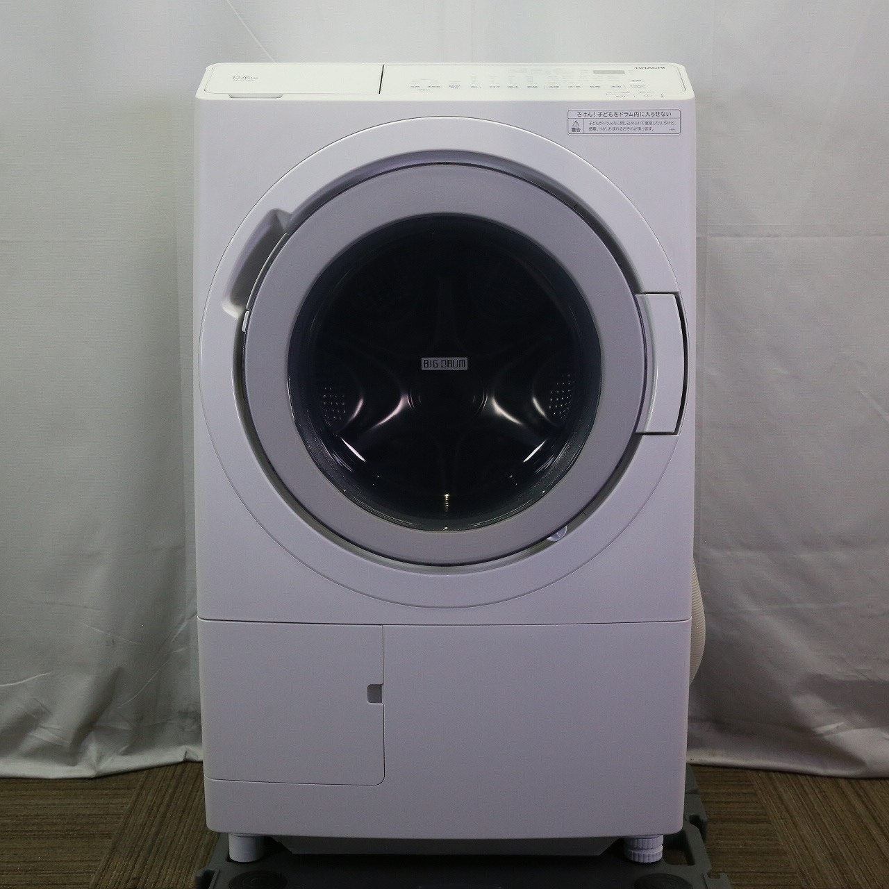 中古】〔中古品〕 ドラム式洗濯機 ホワイト BD-SV120HR-W ［洗濯