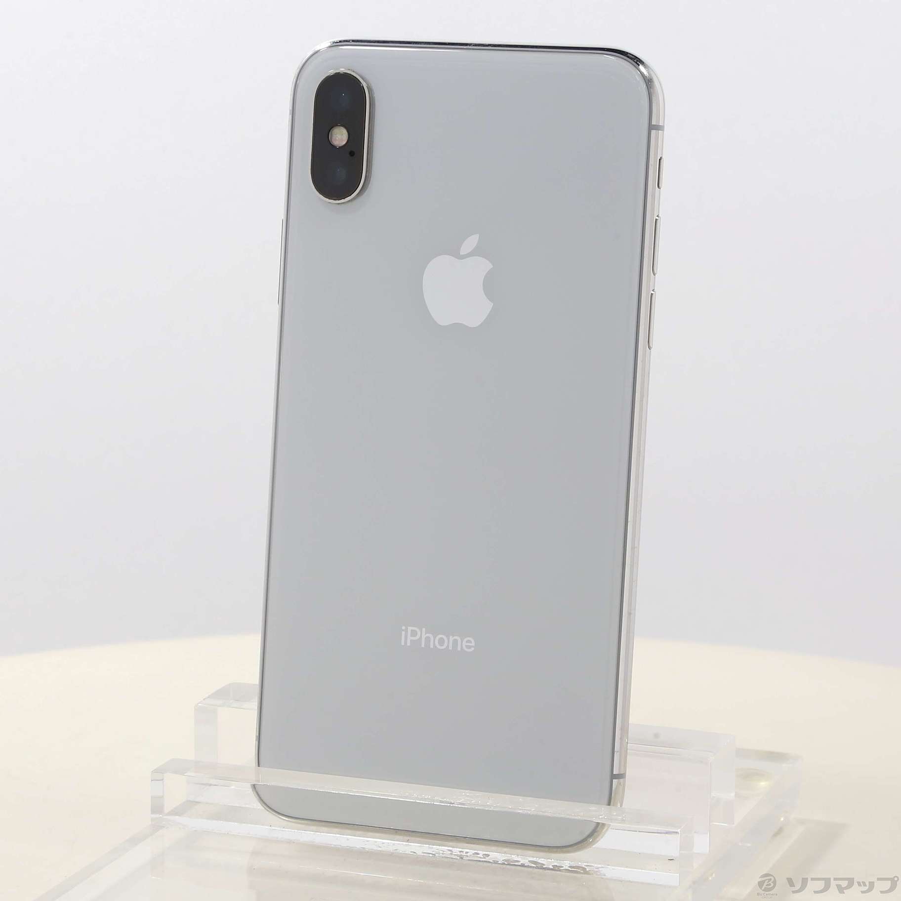 中古】iPhoneX 256GB シルバー MQC22J／A SIMフリー [2133046856763