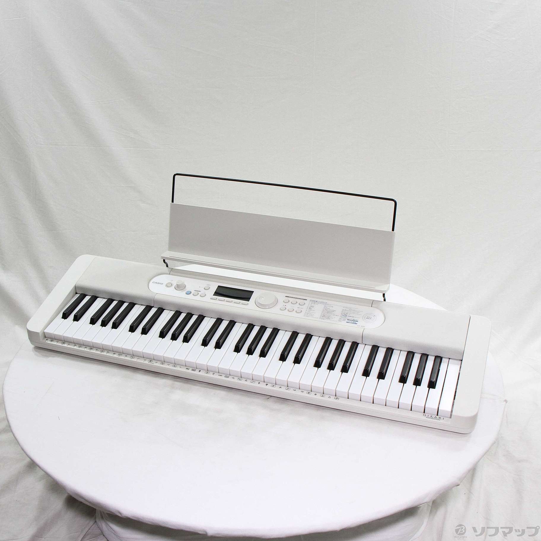 CASIO Casiotone LK-520 光ナビゲーションキーボード - 楽器・音響機器