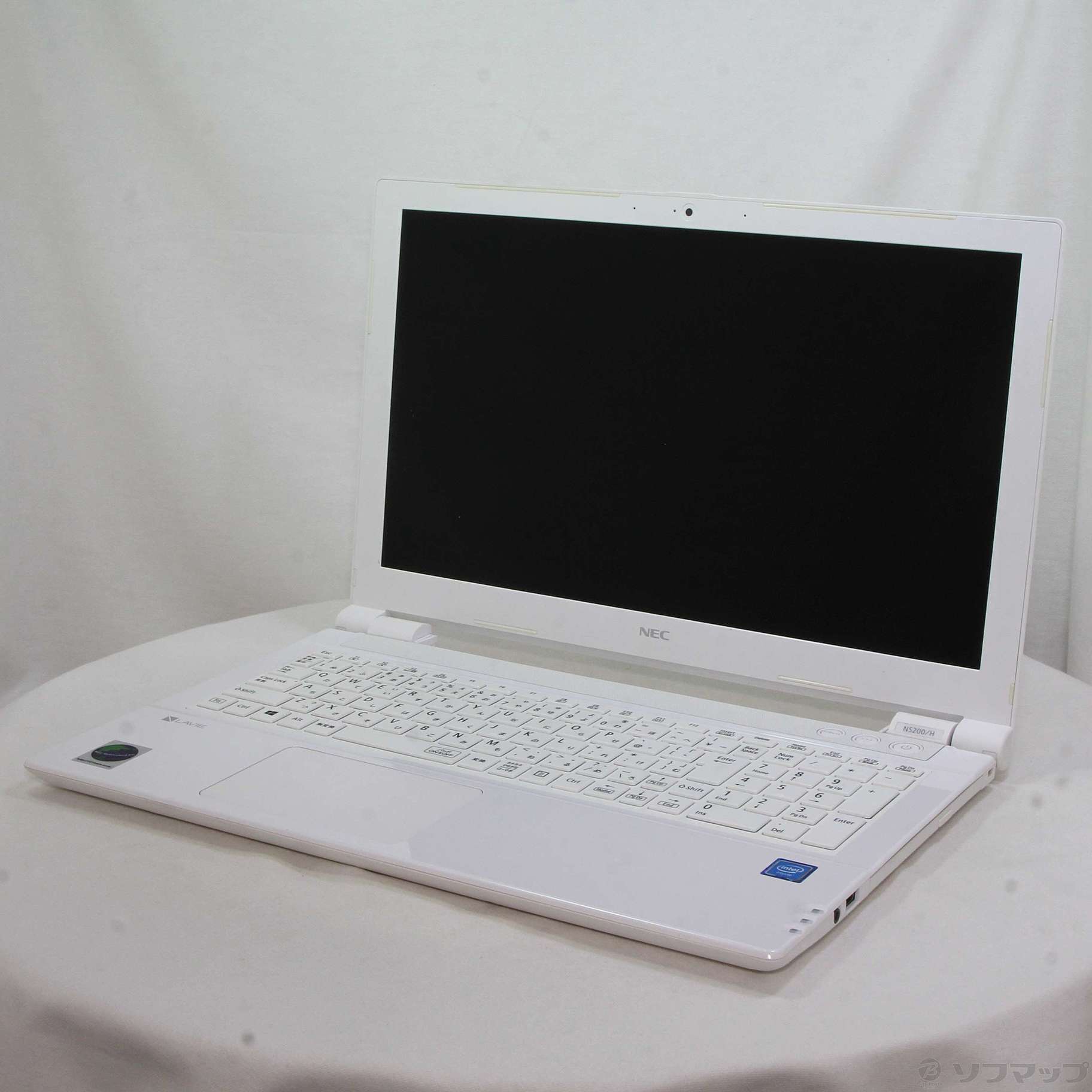 LAVIE Note Standard PC-NS200HAW エクストラホワイト 〔NEC Refreshed PC〕 〔Windows 10〕  ≪メーカー保証あり≫ ［Celeron 3865U (1.8GHz)／4GB／HDD1TB／15.6インチワイド］