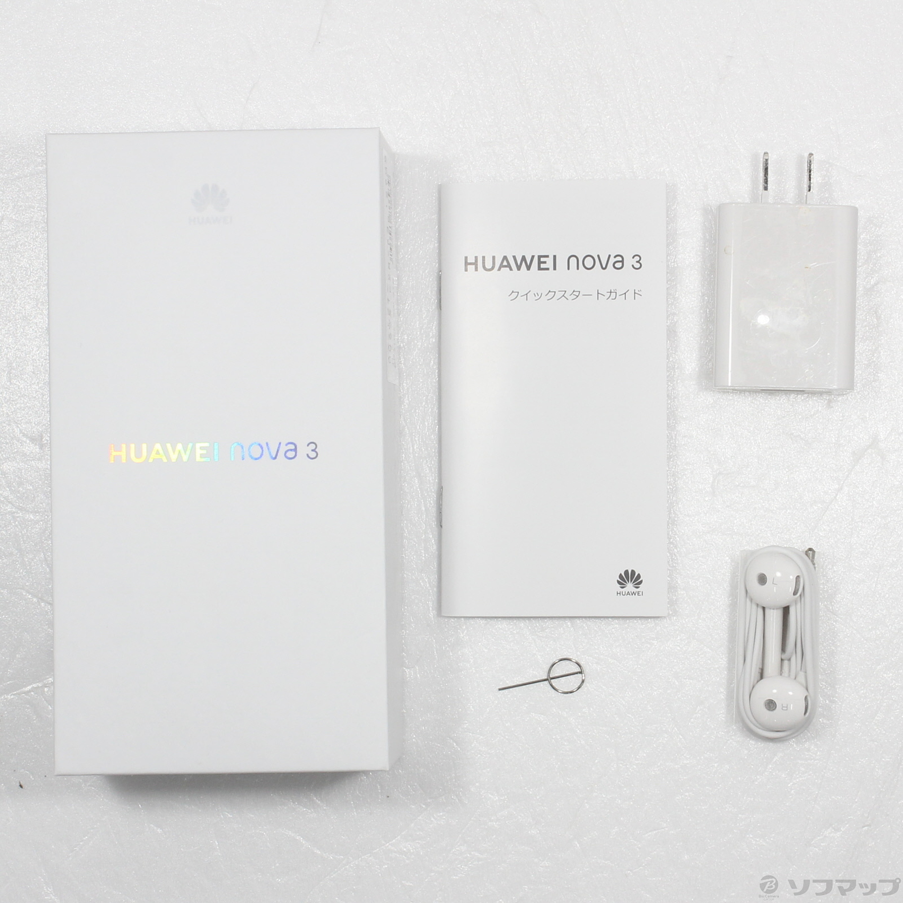 中古】HUAWEI nova3 128GB ブラック PAR-LX9 SIMフリー [2133046866939