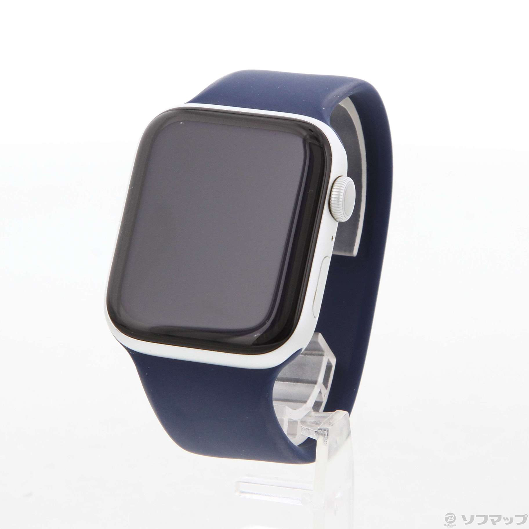 Apple Watch Series 6 GPS 44mm シルバーアルミニウムケース ディープネイビーソロループ