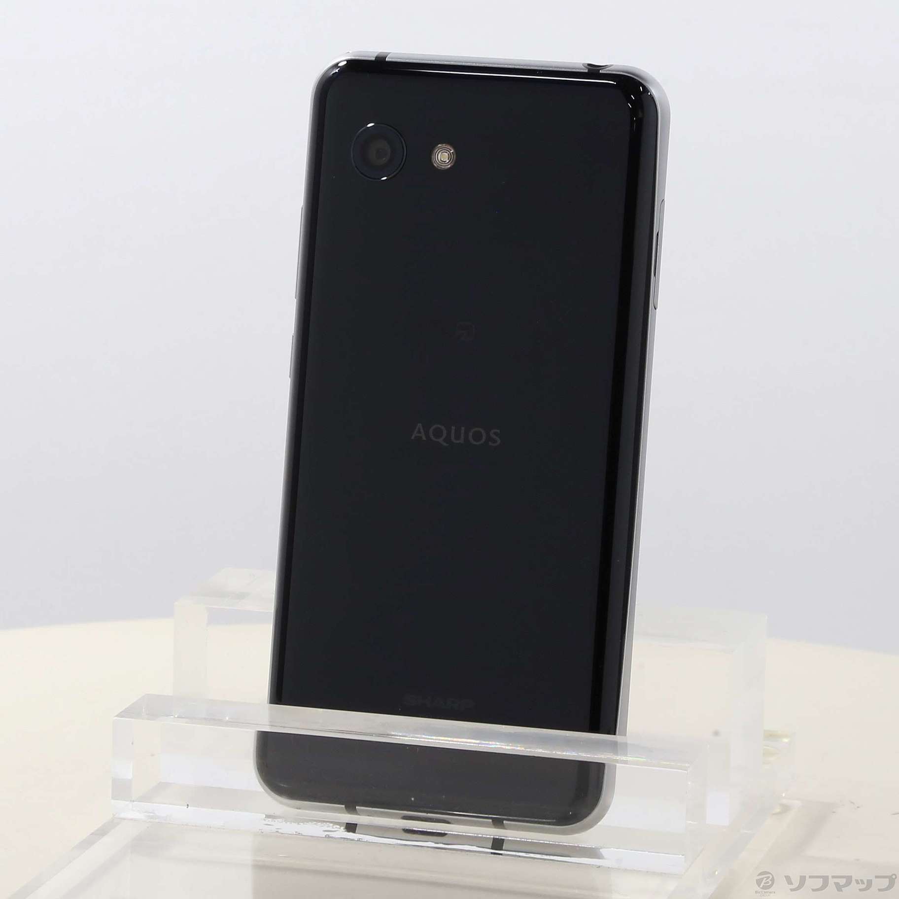 中古】AQUOS R2 compact 64GB ピュアブラック SH-M09 SIMフリー