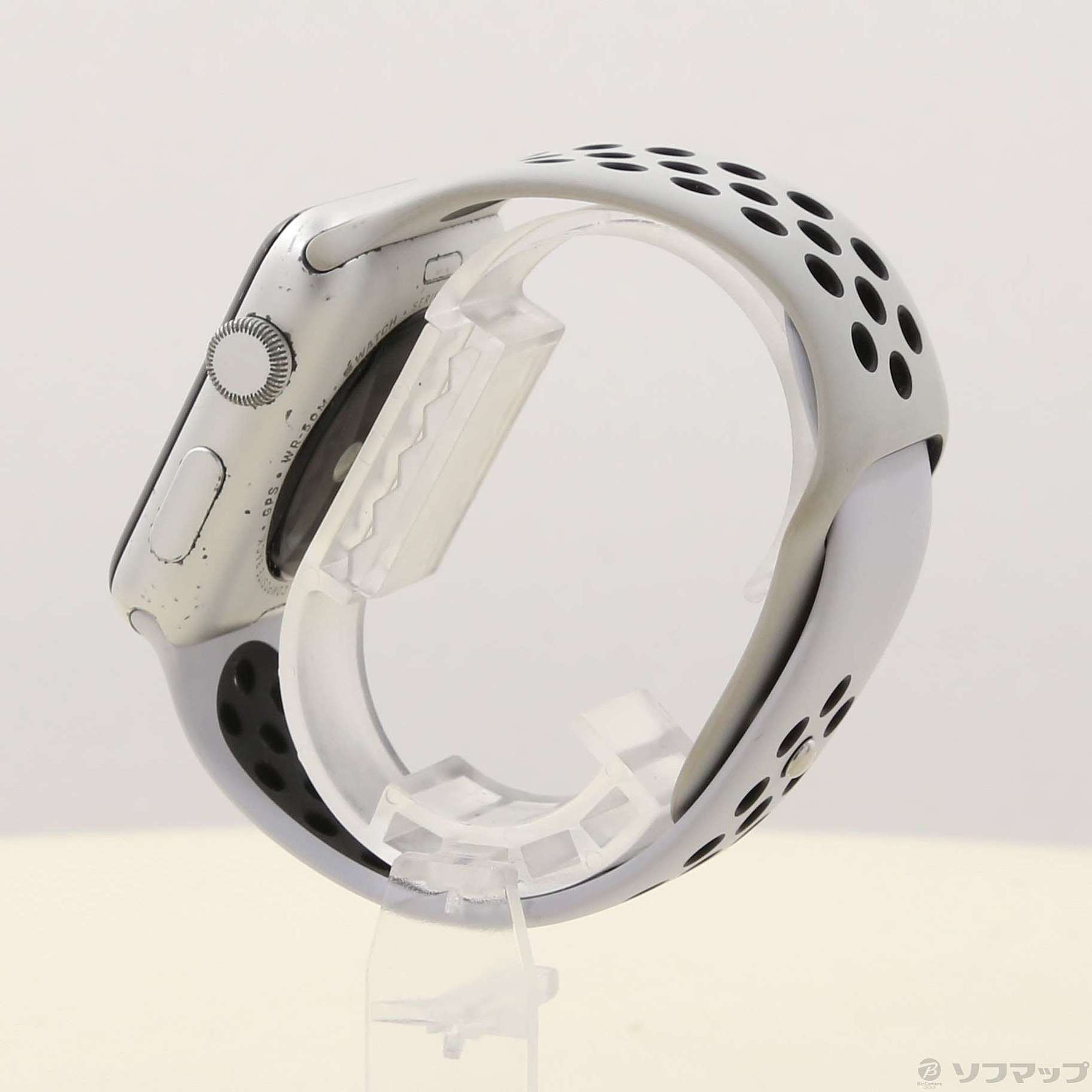 Apple Watch Series 3 Nike+ GPS 42mm シルバーアルミニウムケース ピュアプラチナ／ブラックNikeスポーツバンド