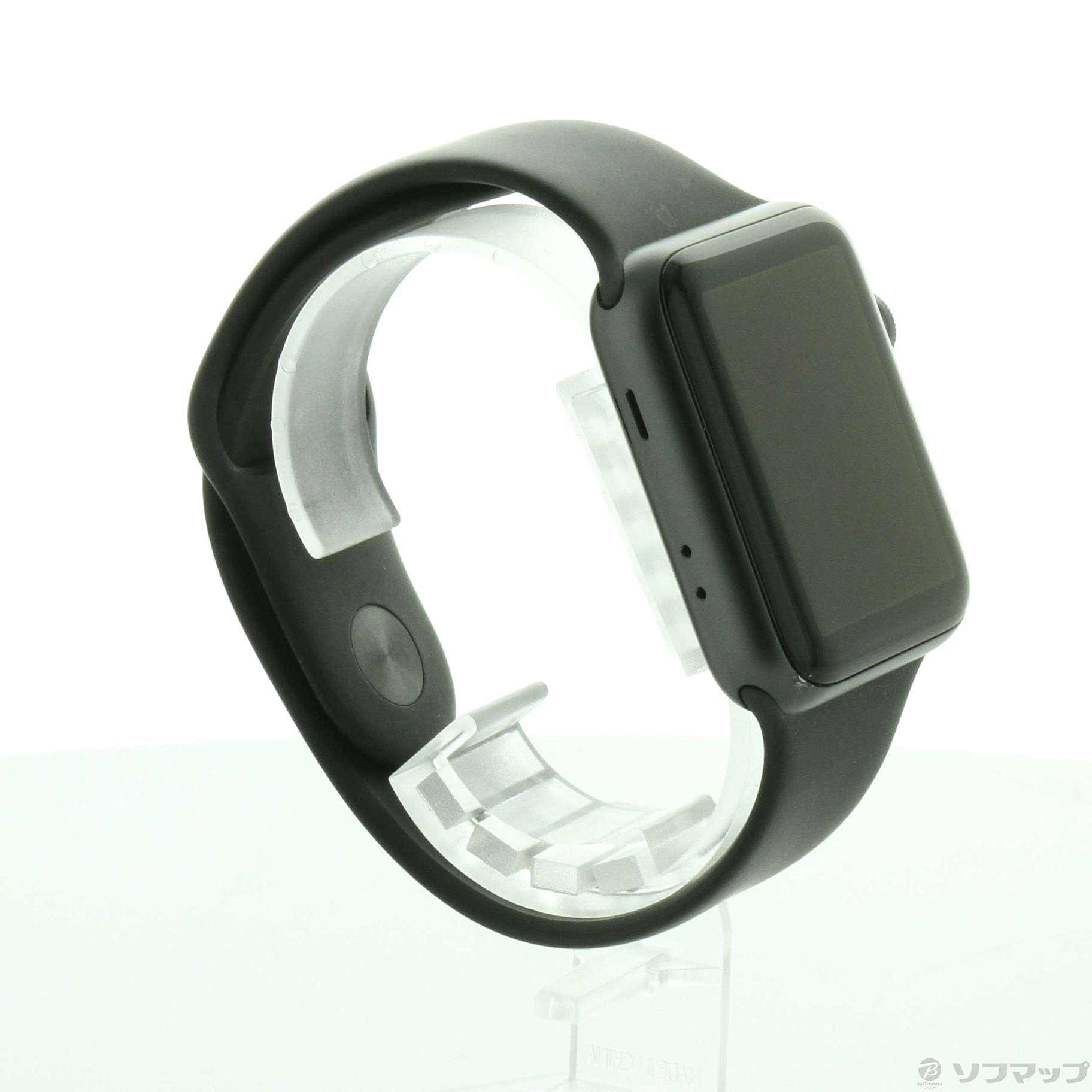 中古品〕 Apple Watch Series 3 GPS 42mm スペースグレイアルミニウム 