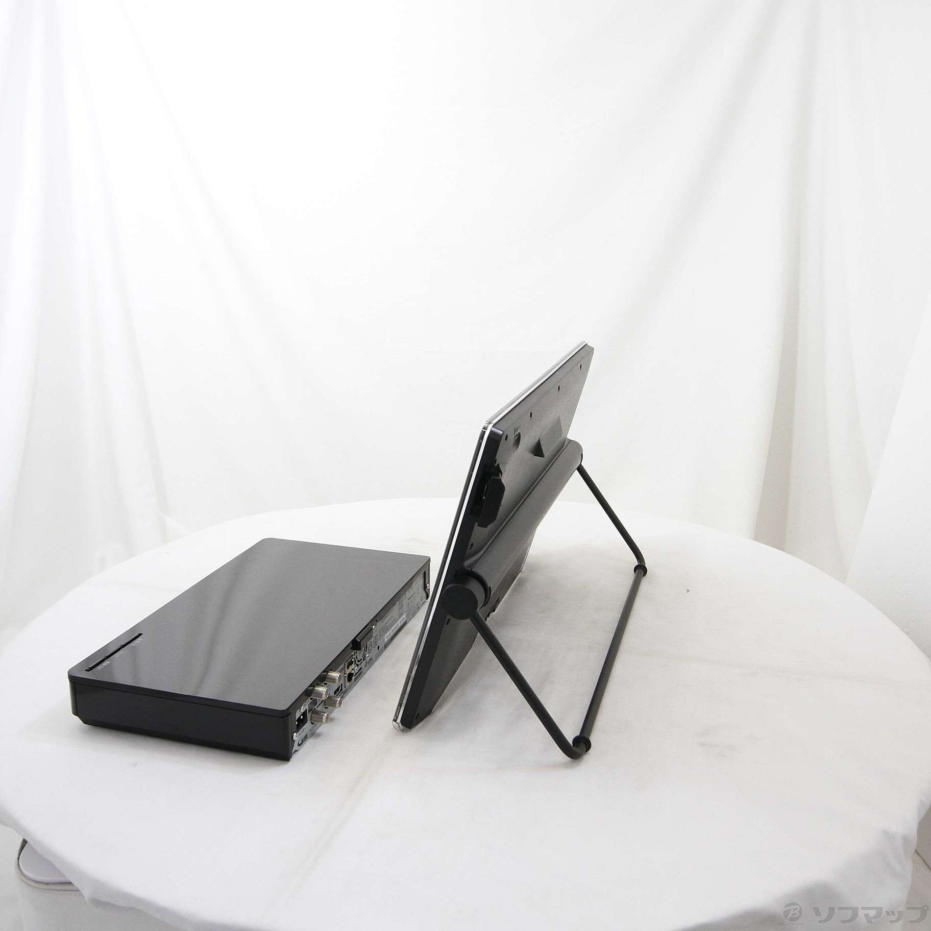 〔中古品〕 ポータブルテレビ プライベートビエラ ブラック UN-15CTD10-K ［15V型 ／防水対応 ／500GB］