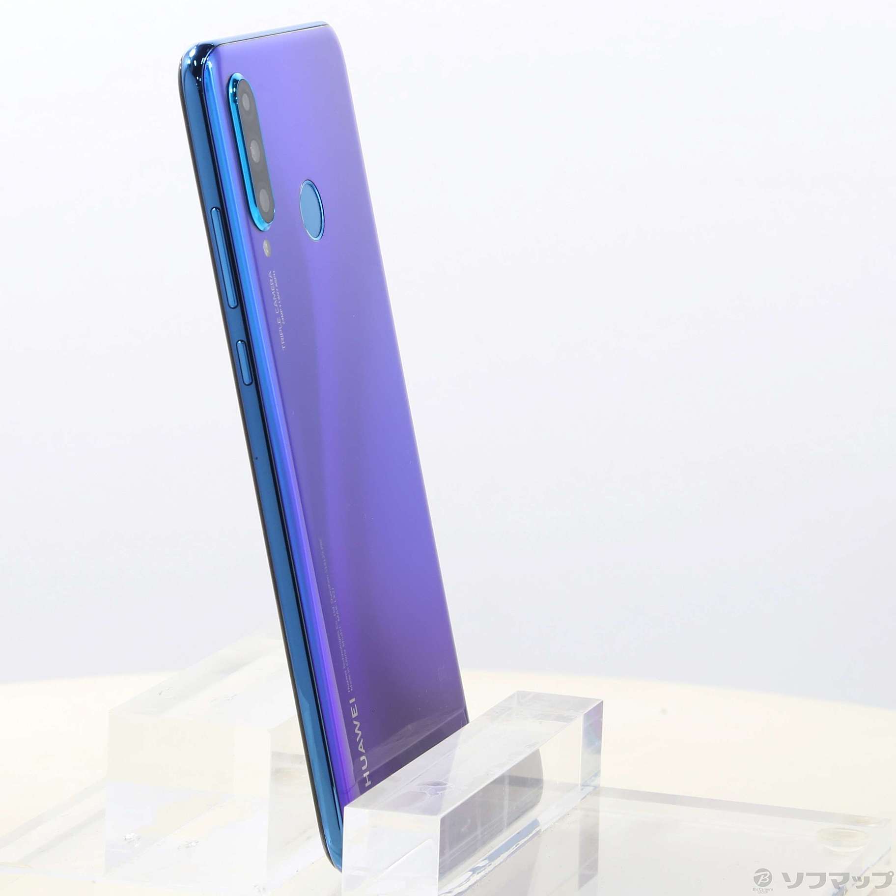 新品 Huawei P30 lite 本体 ＵＱ版 ブルー SIMフリースマートフォン ...