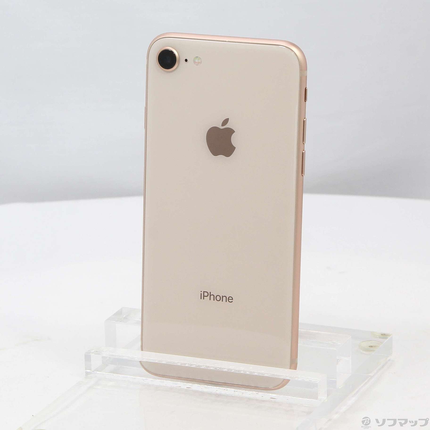 スマホ/家電/カメラiPhone8 64GB SIMフリー ゴールド [背面カメラレンズにヒビ]