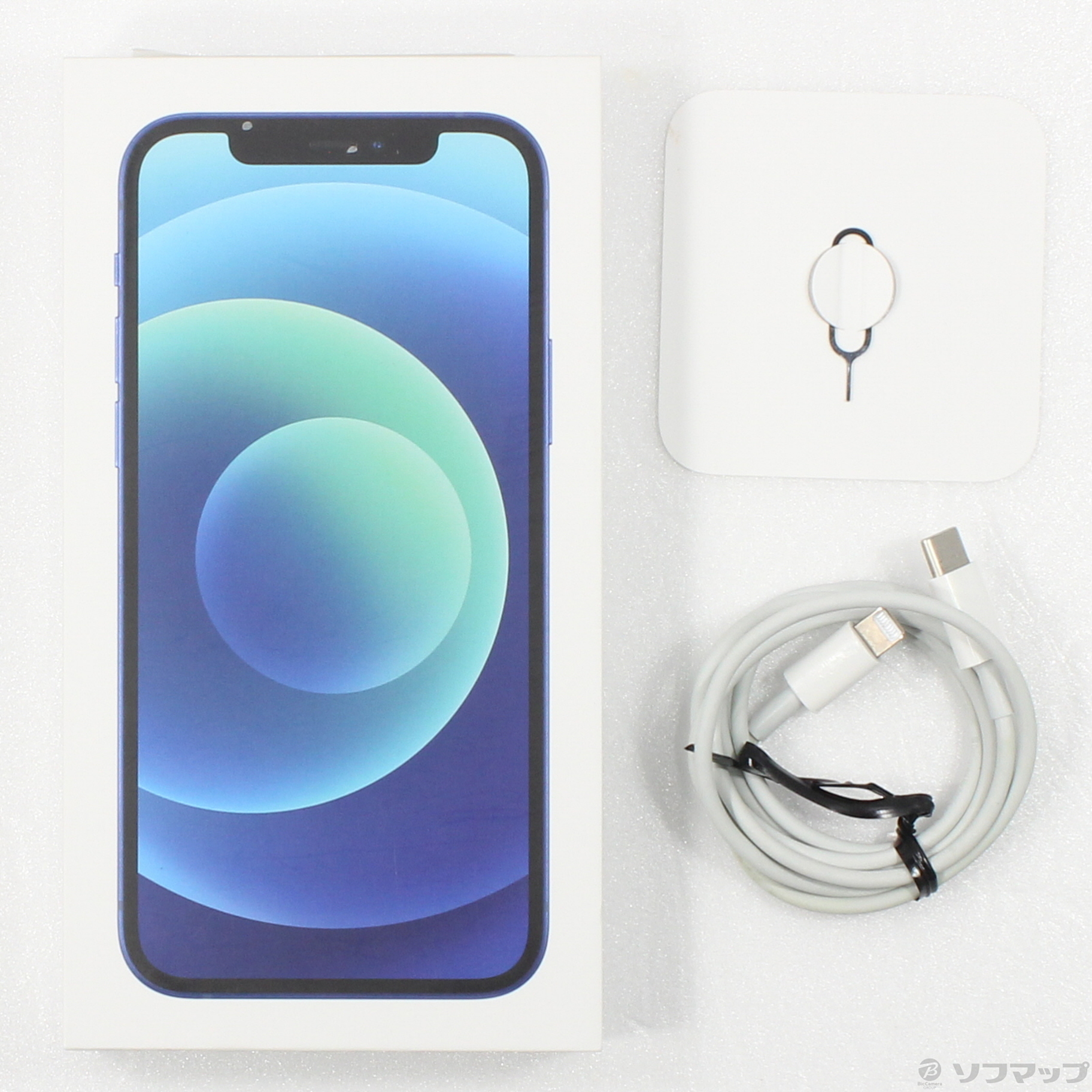 iPhone - 【美品】 iPhone12 128GB MGHX3J/A ブルー SIMフリー Apple 中古 iPhone12 128GB ブルー MGHX3J／A SIMフリー