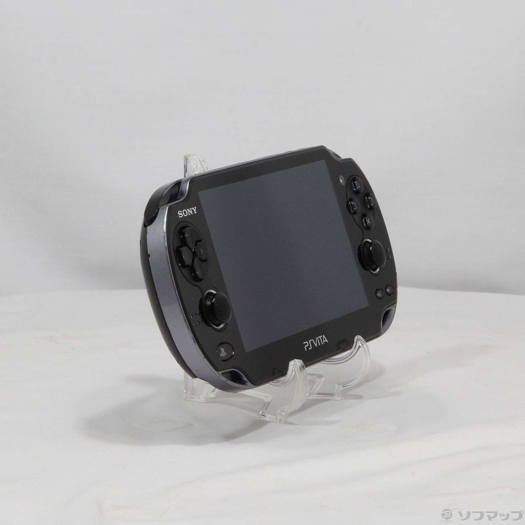 中古】PlayStation Vita Wi-Fiモデル クリスタルブラック PCH-1000