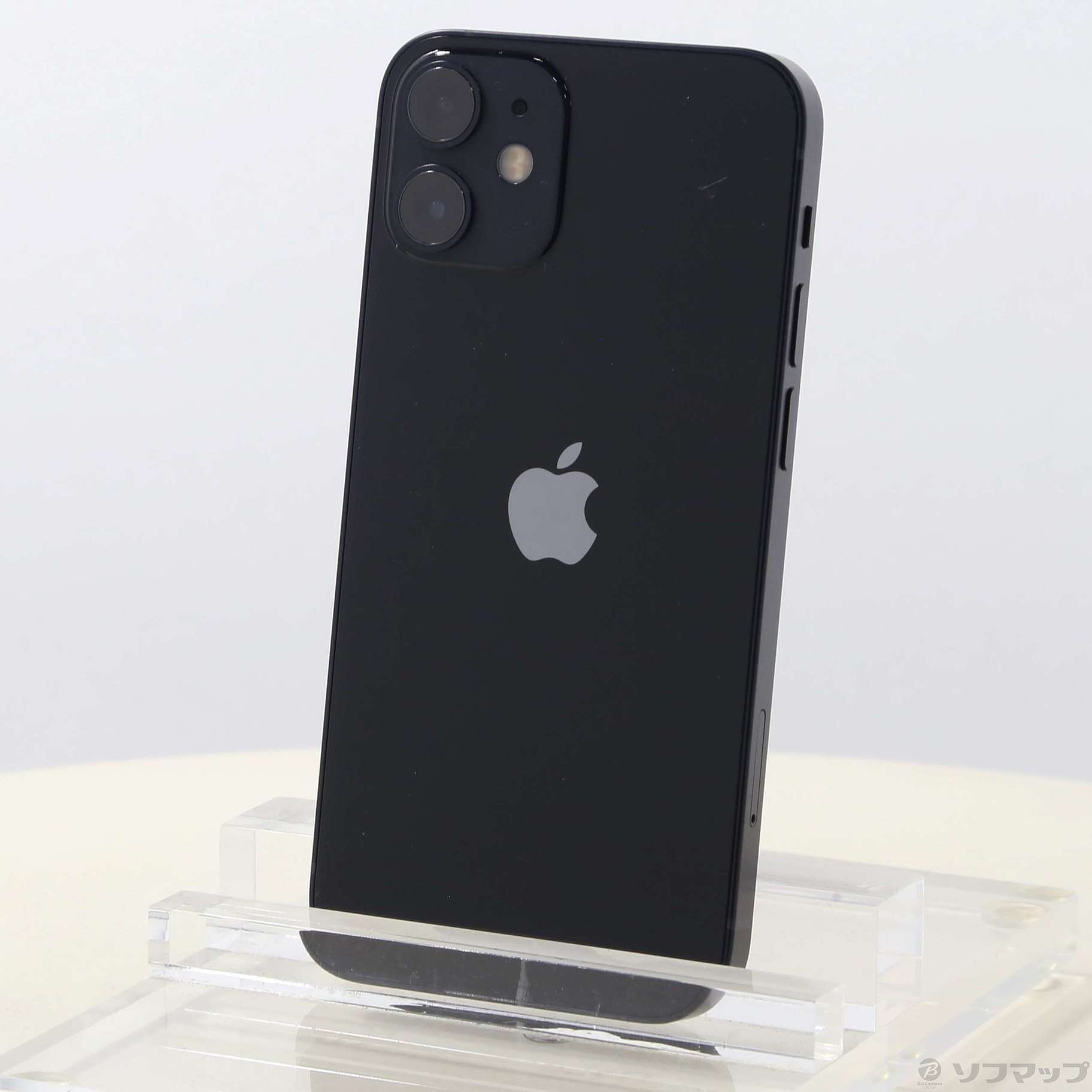 中古】iPhone12 mini 64GB ブラック MGA03J／A SIMフリー