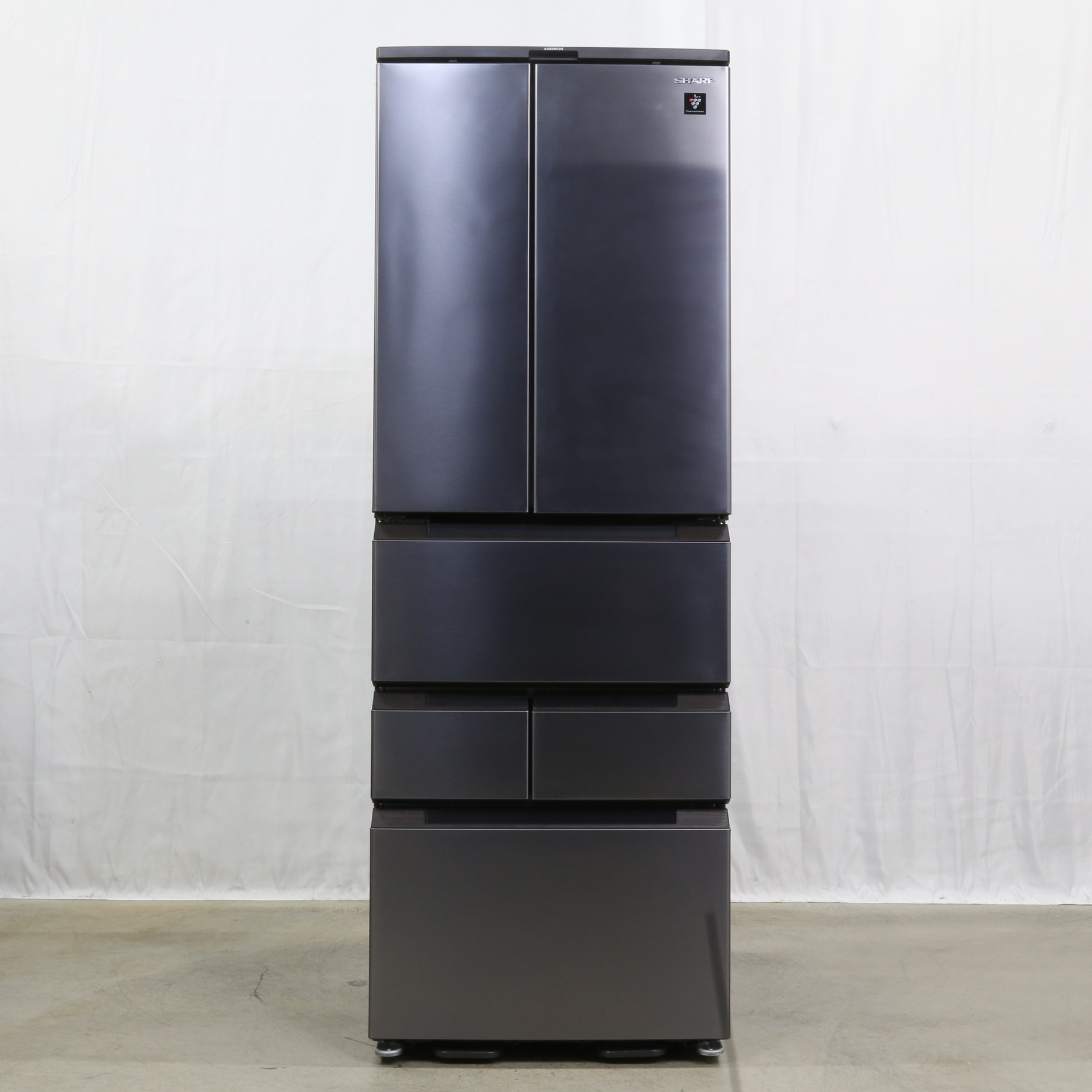 J6771 SHARP シャープ 5ドア冷蔵庫 SJ-MF50J-H ラスティックダーク