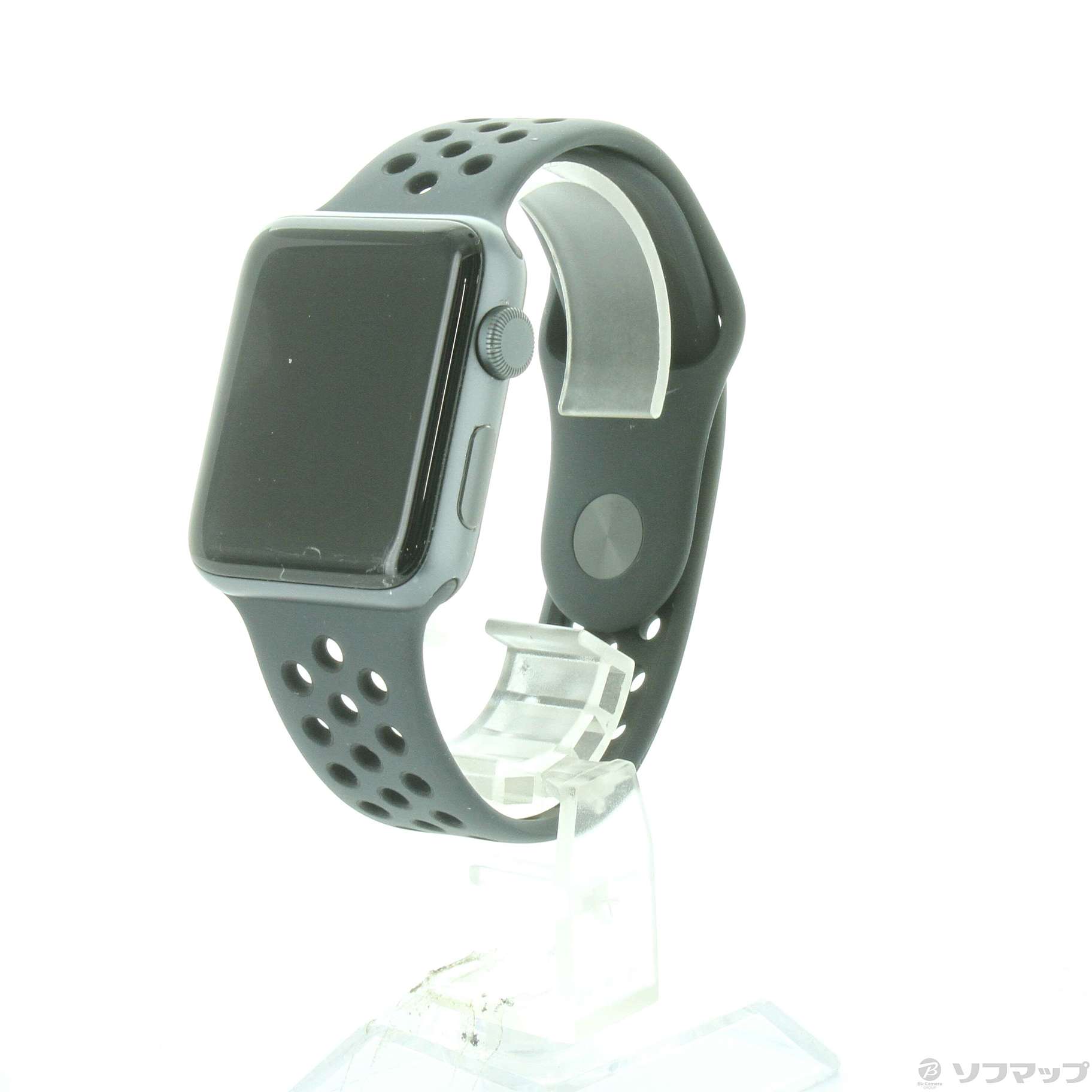 Apple Watch Series 3 Nike+ GPS 42mm スペースグレイアルミニウムケース アンスラサイト／ブラックNikeスポーツバンド