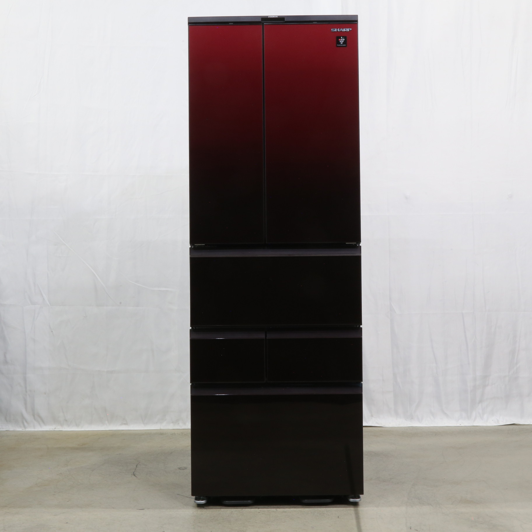 中古】〔展示品〕 冷蔵庫 グラデーションレッド SJ-GK50J-R ［6ドア 