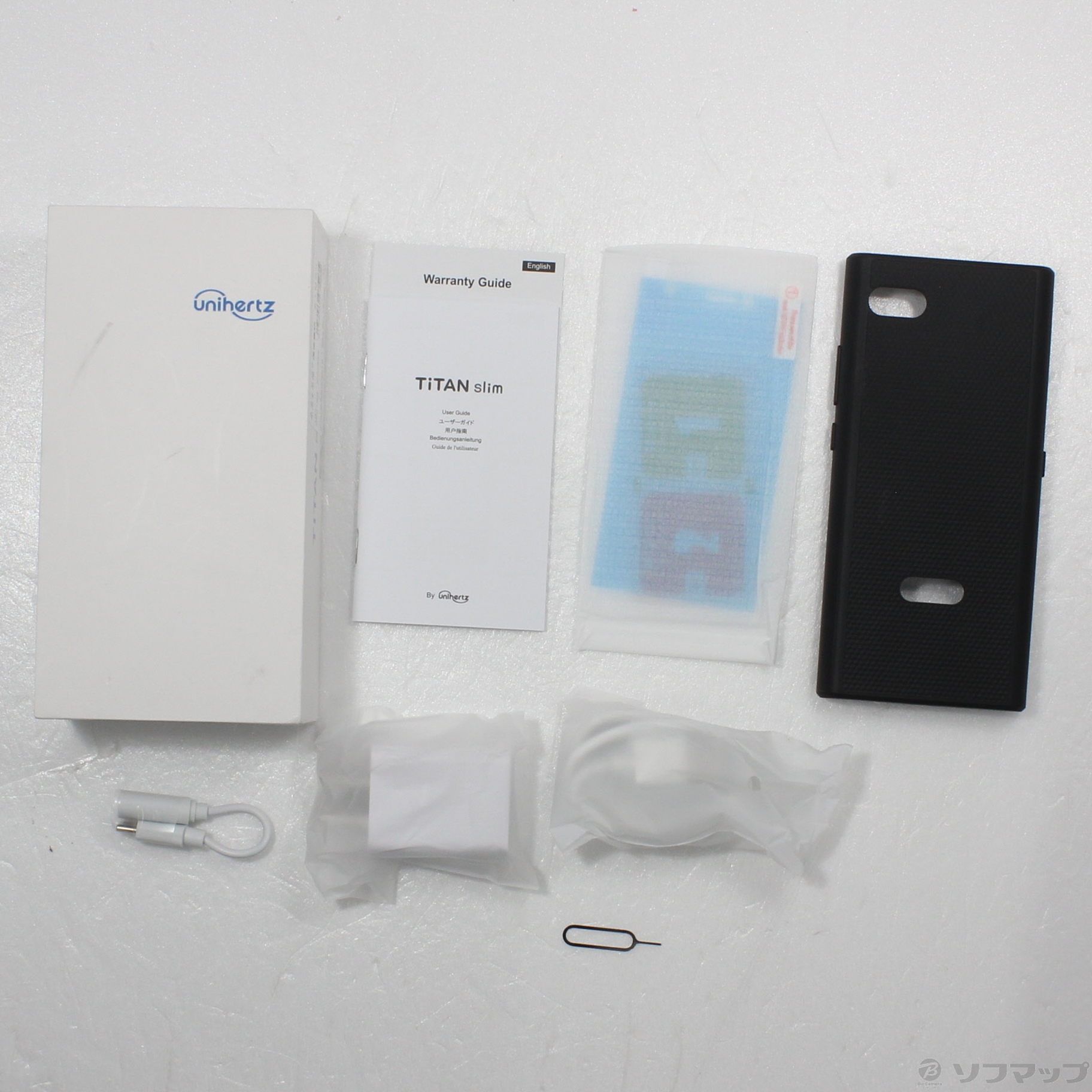 中古】SIMフリースマートフォン 256GB ブラック Titan Slim SIMフリー