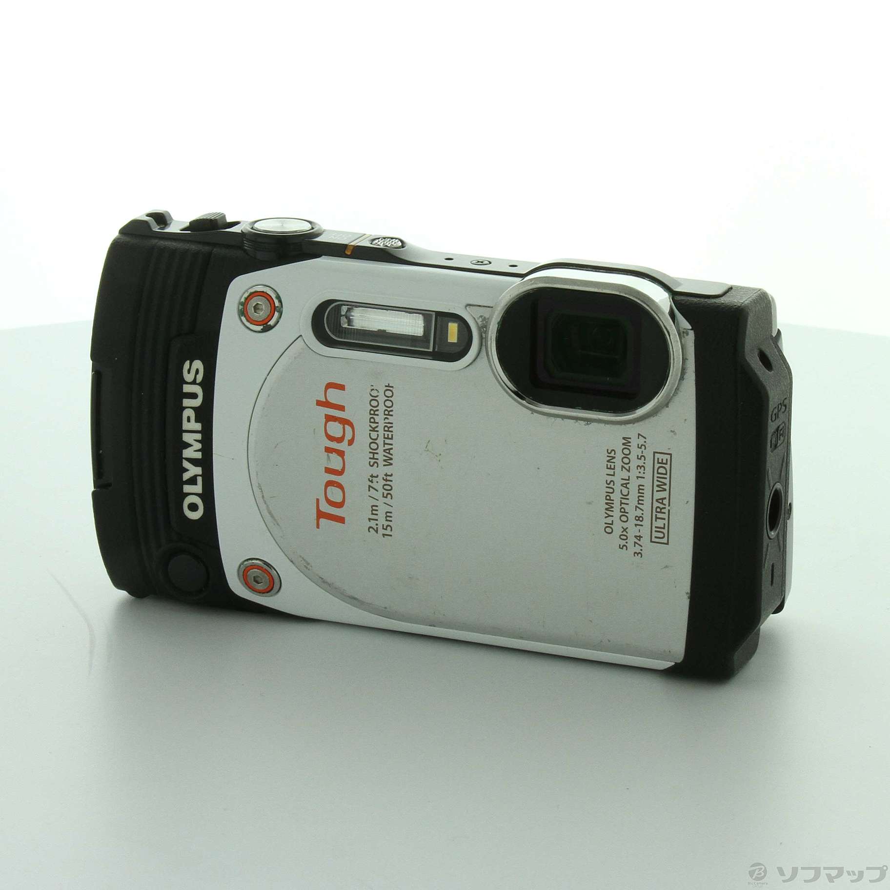 中古】OLYMPUS STYLUS TG-860 Tough WHT (1600万画素／5倍