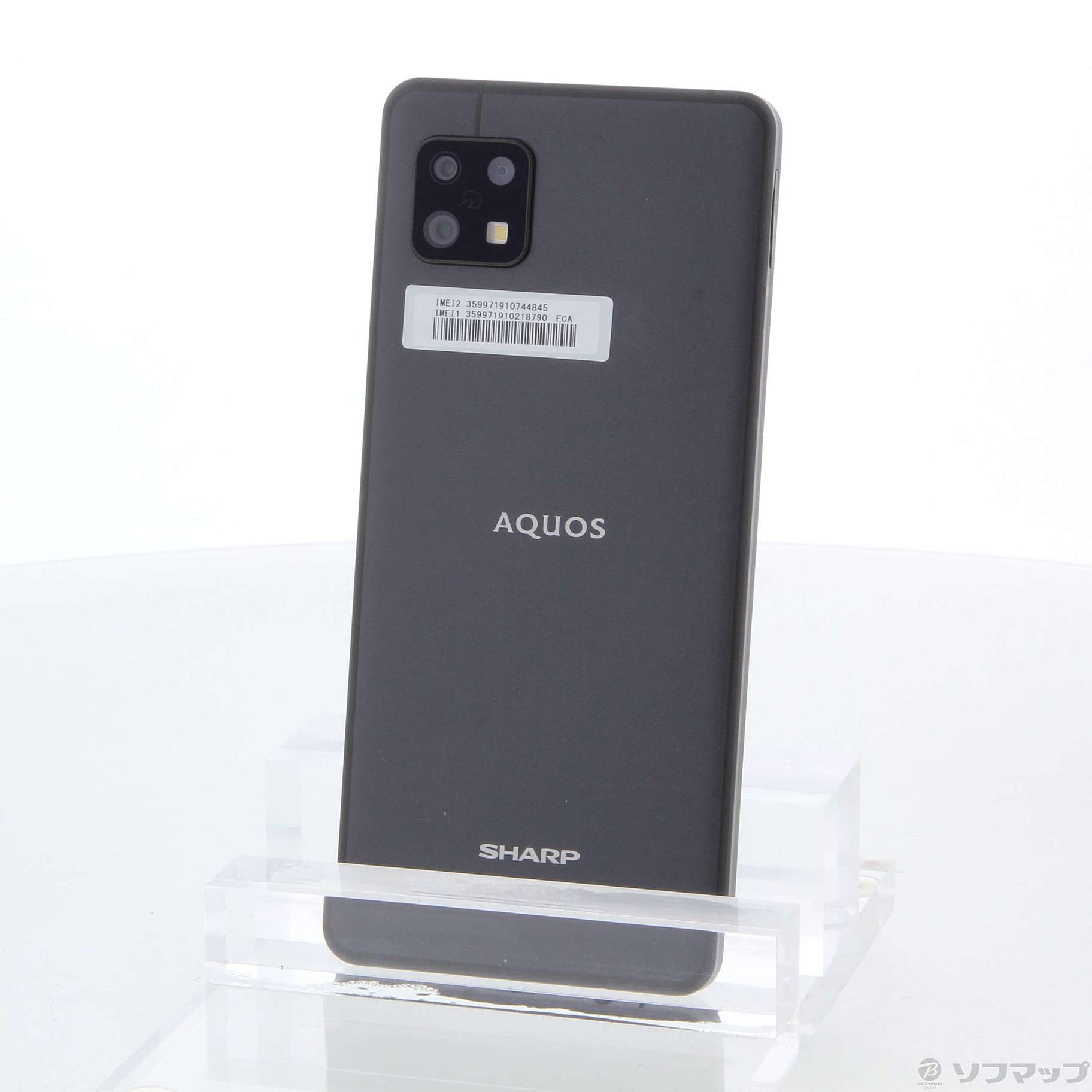 中古】AQUOS sense6s 楽天版 64GB ブラック SH-RM19s SIMフリー ...