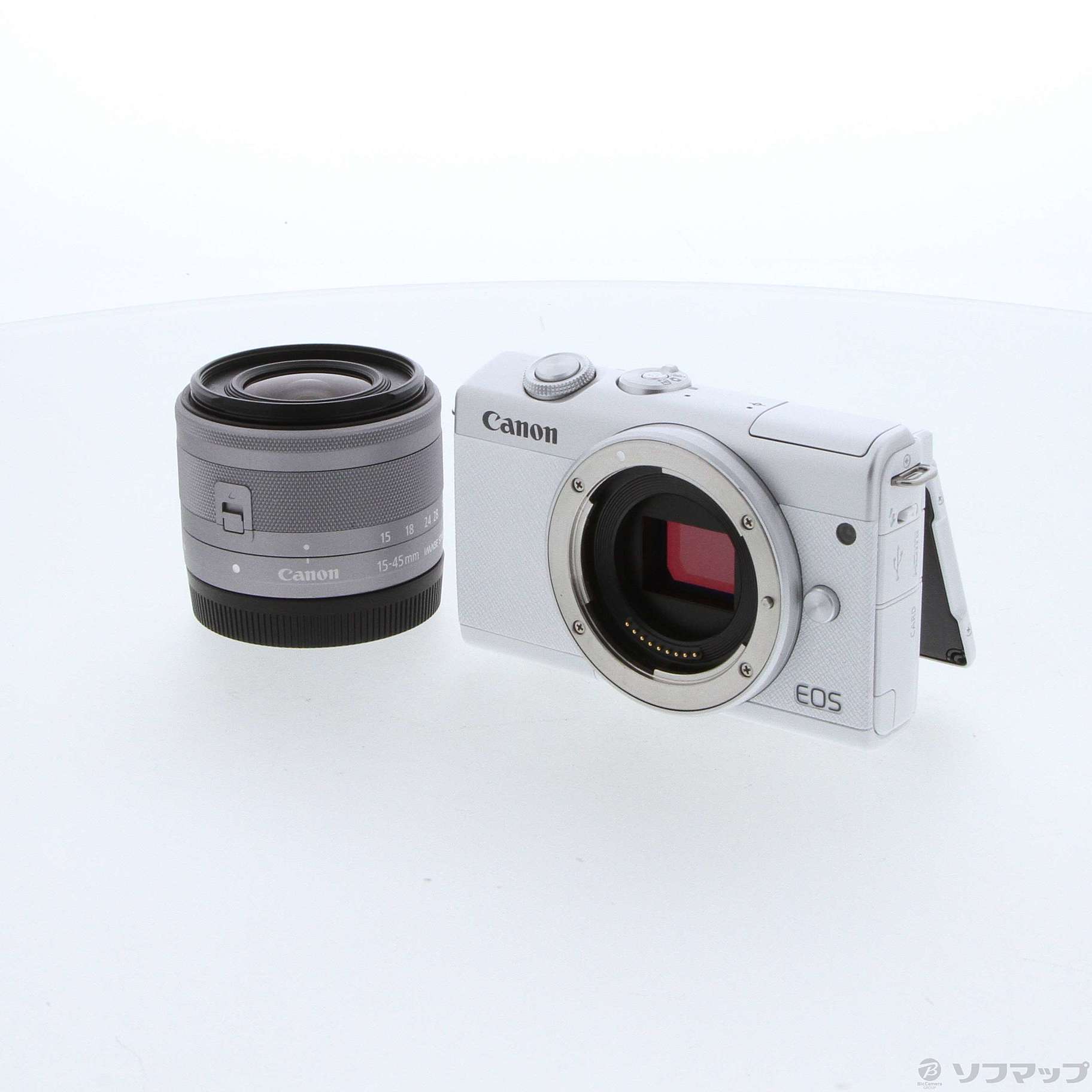 EOS M200 EF-M15-45 レンズキットレンズカバー・フード付き