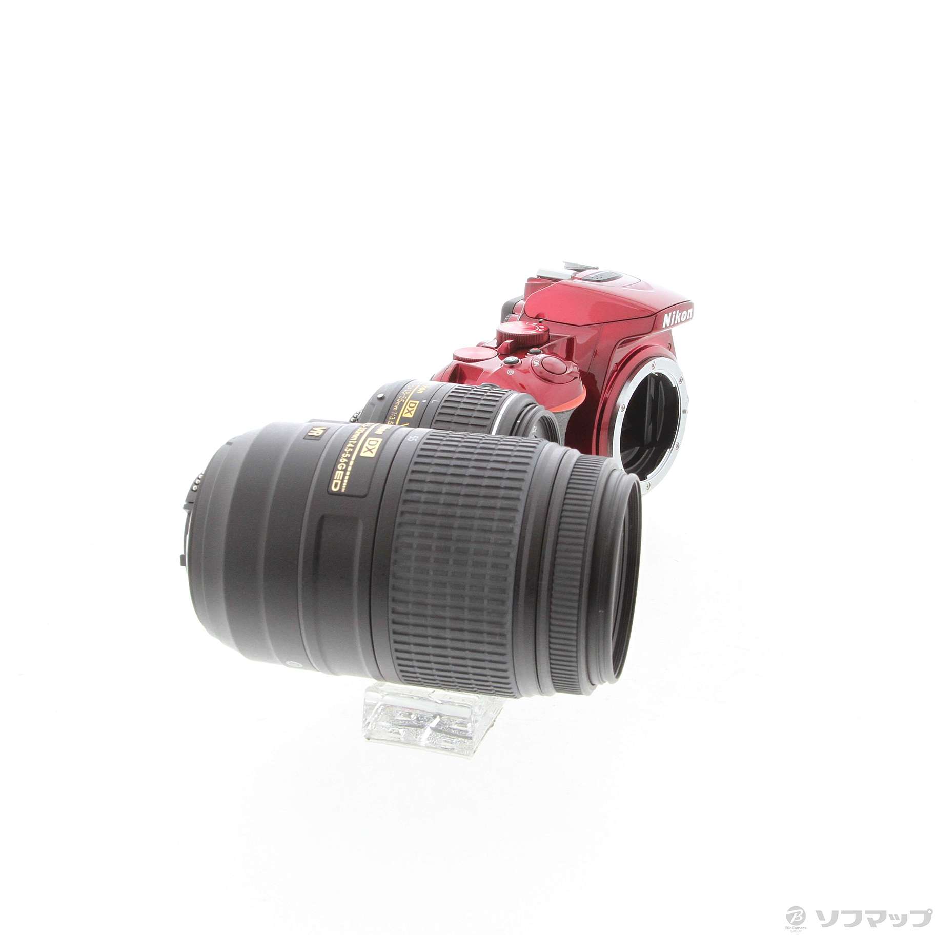 中古】NIKON D5500 ダブルズームキット レッド (2416万画素／SDXC) [2133046990993] -  リコレ！|ビックカメラグループ ソフマップの中古通販サイト