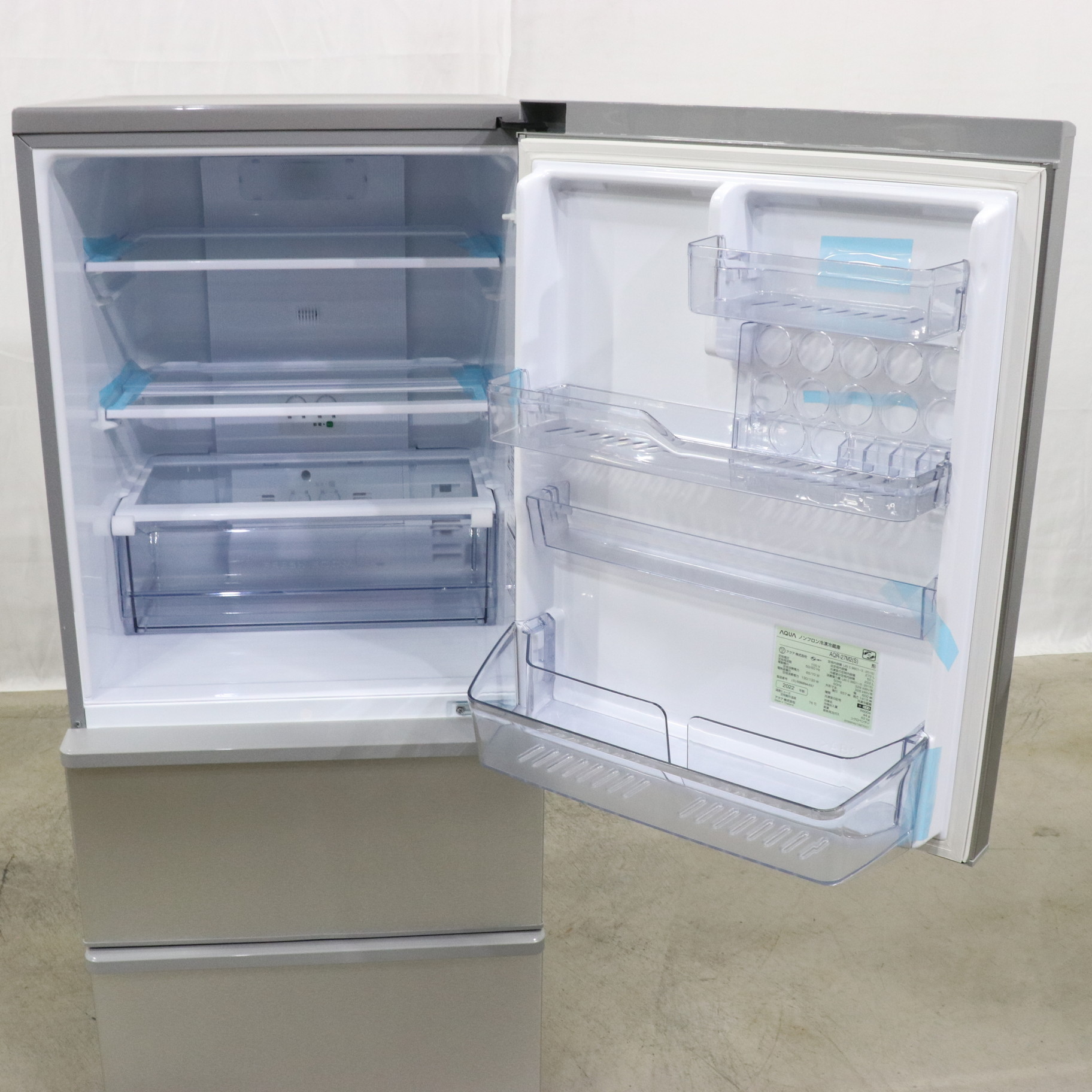 AQUA アクア 冷蔵庫 AQR-27K(W) 272L 2020年式 ホワイト - 冷蔵庫・冷凍庫