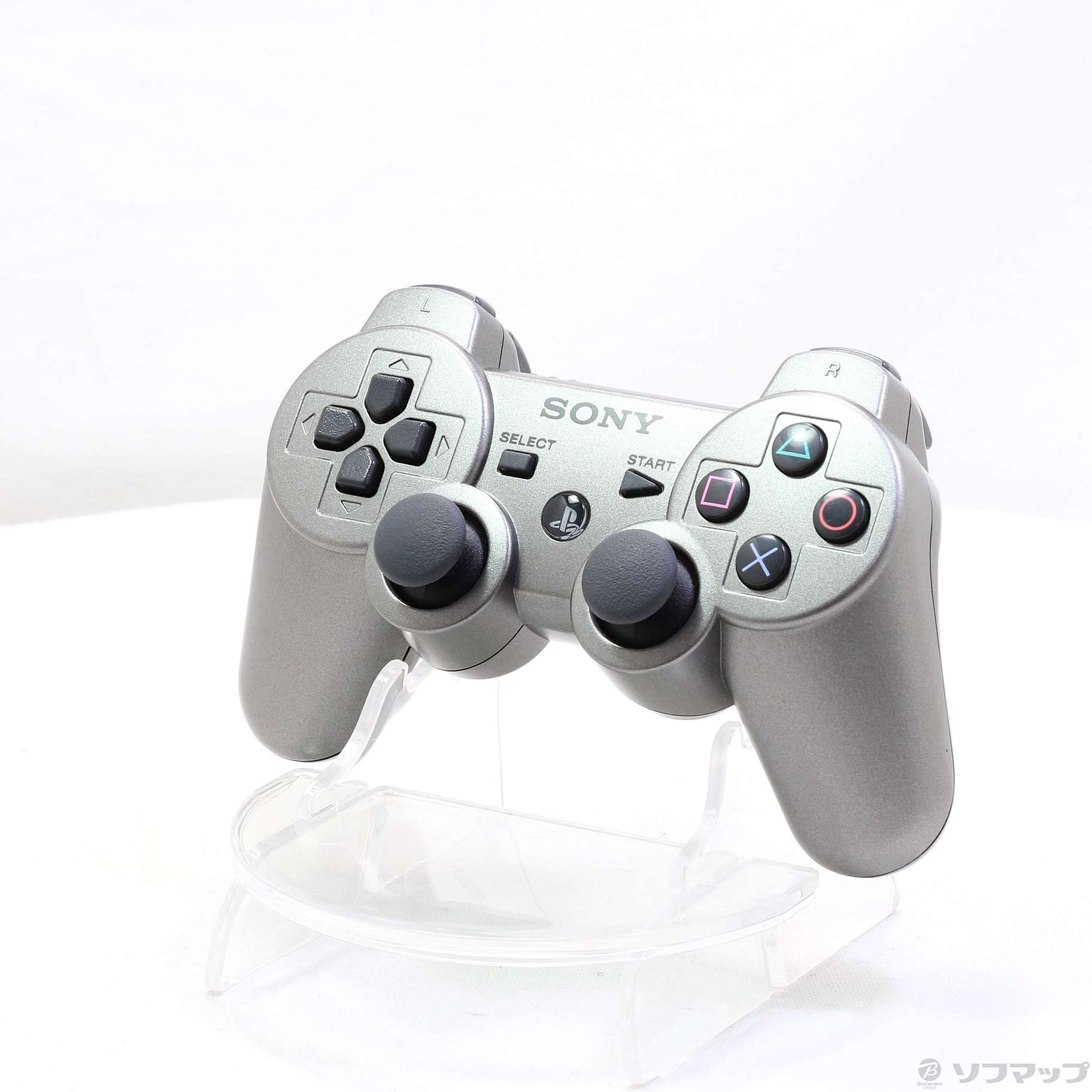 中古】ワイヤレスコントローラ DUALSHOCK 3 メタリック・グレー 【PS3