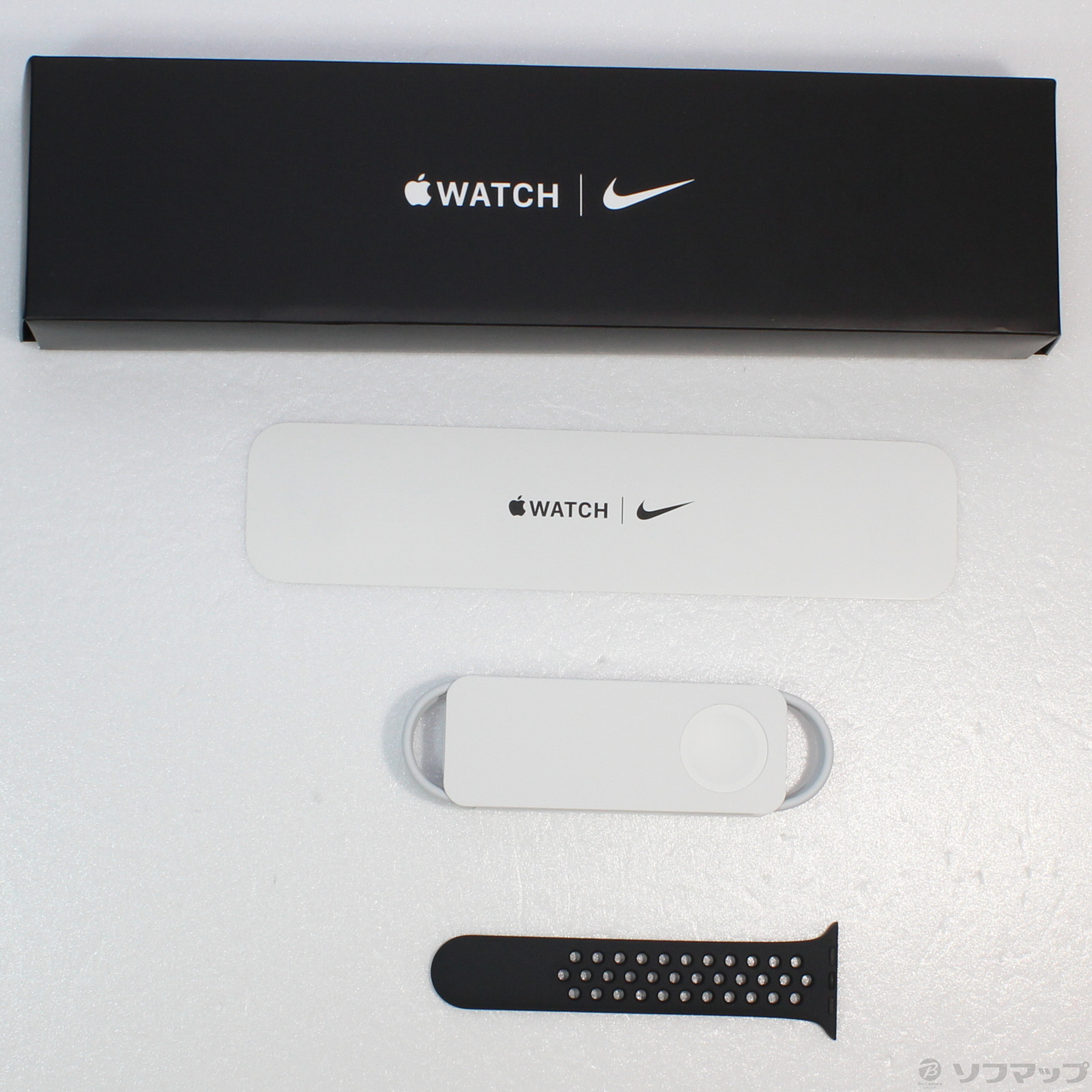 中古】〔展示品〕 Apple Watch Series 7 Nike GPS 45mm ミッドナイト 