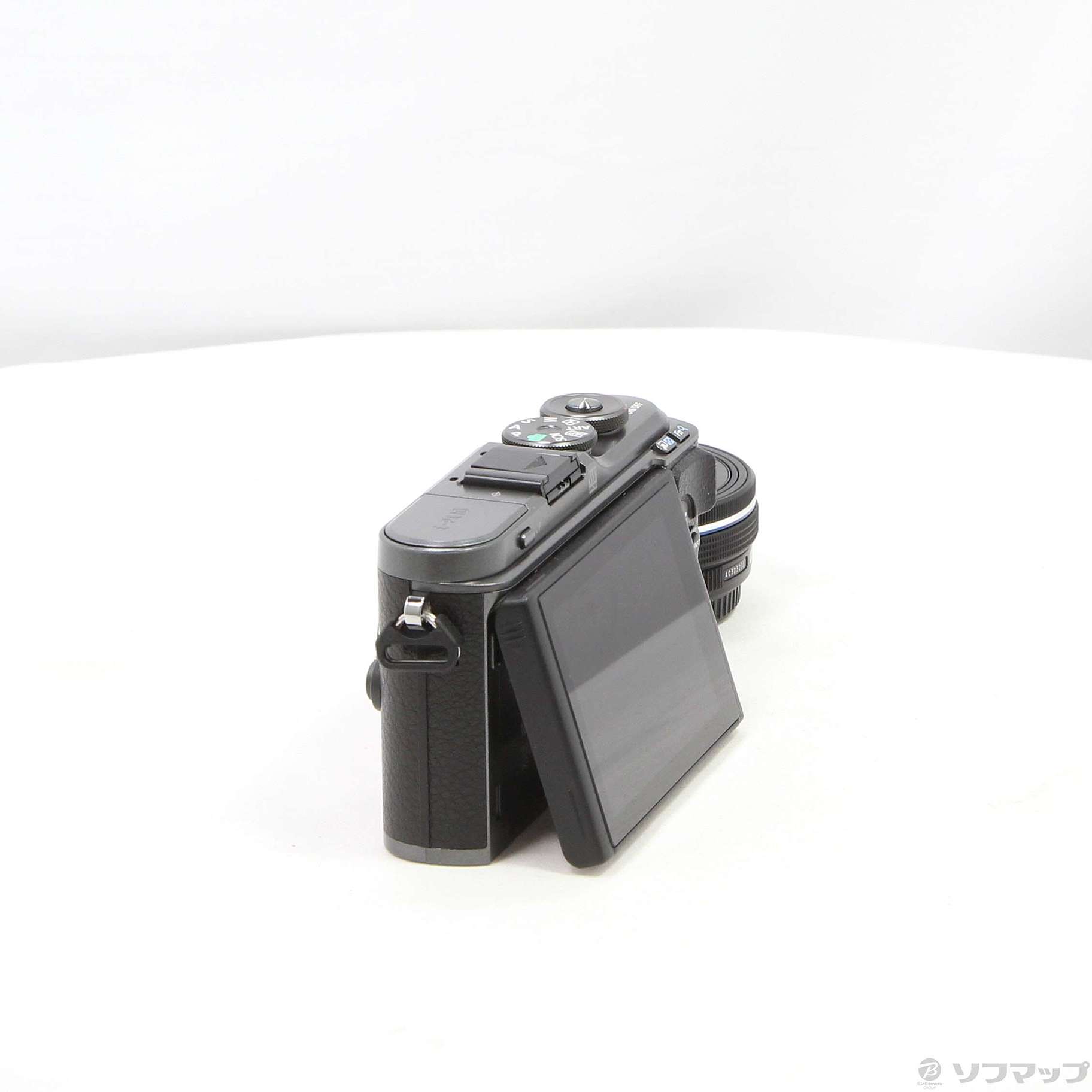 中古】〔展示品〕 PEN E-PL10 14-42mm EZ レンズキット ブラック