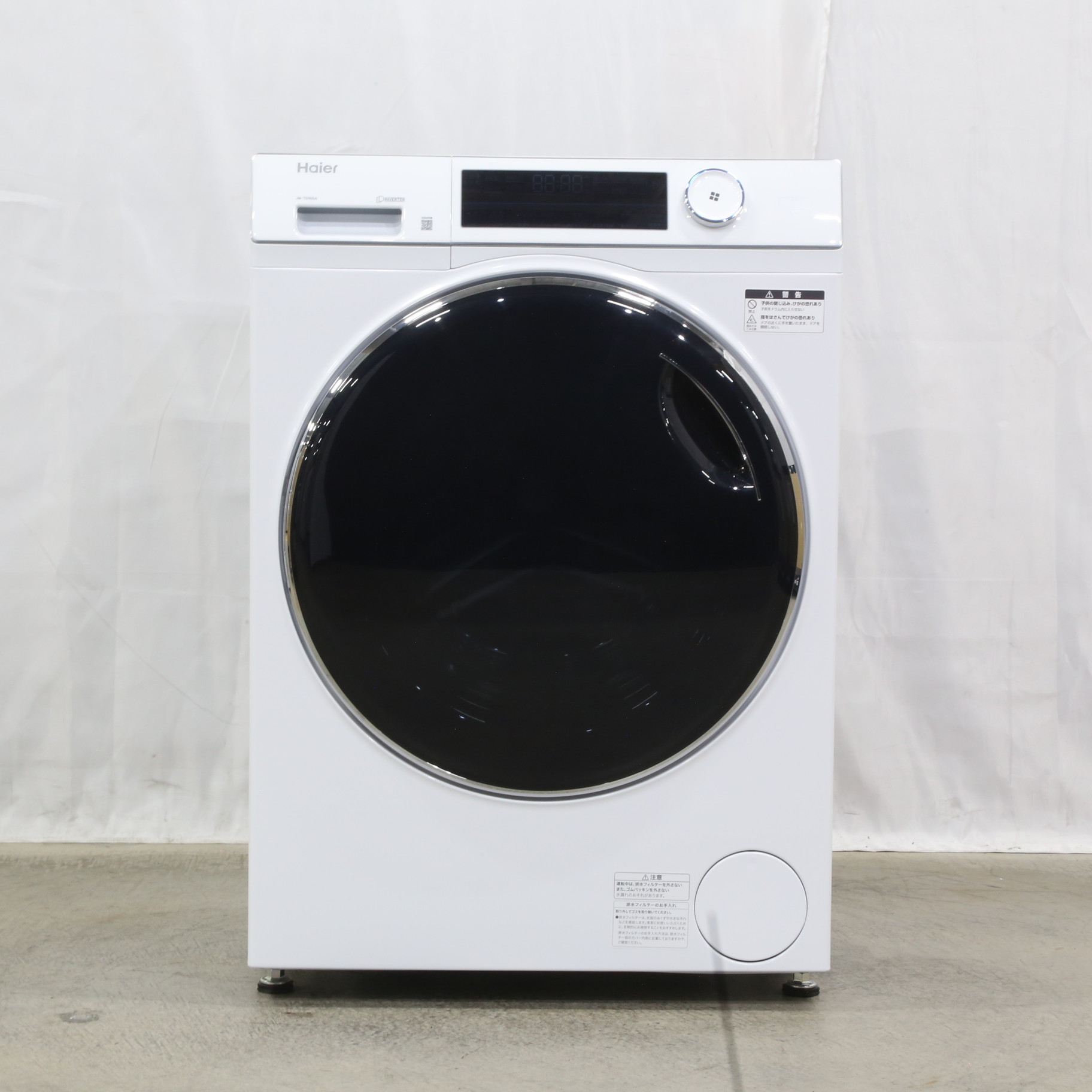 〔展示品〕 ドラム式洗濯機 ホワイト JW-TD90SA ［洗濯9.0kg ／乾燥機能無 ／左開き］