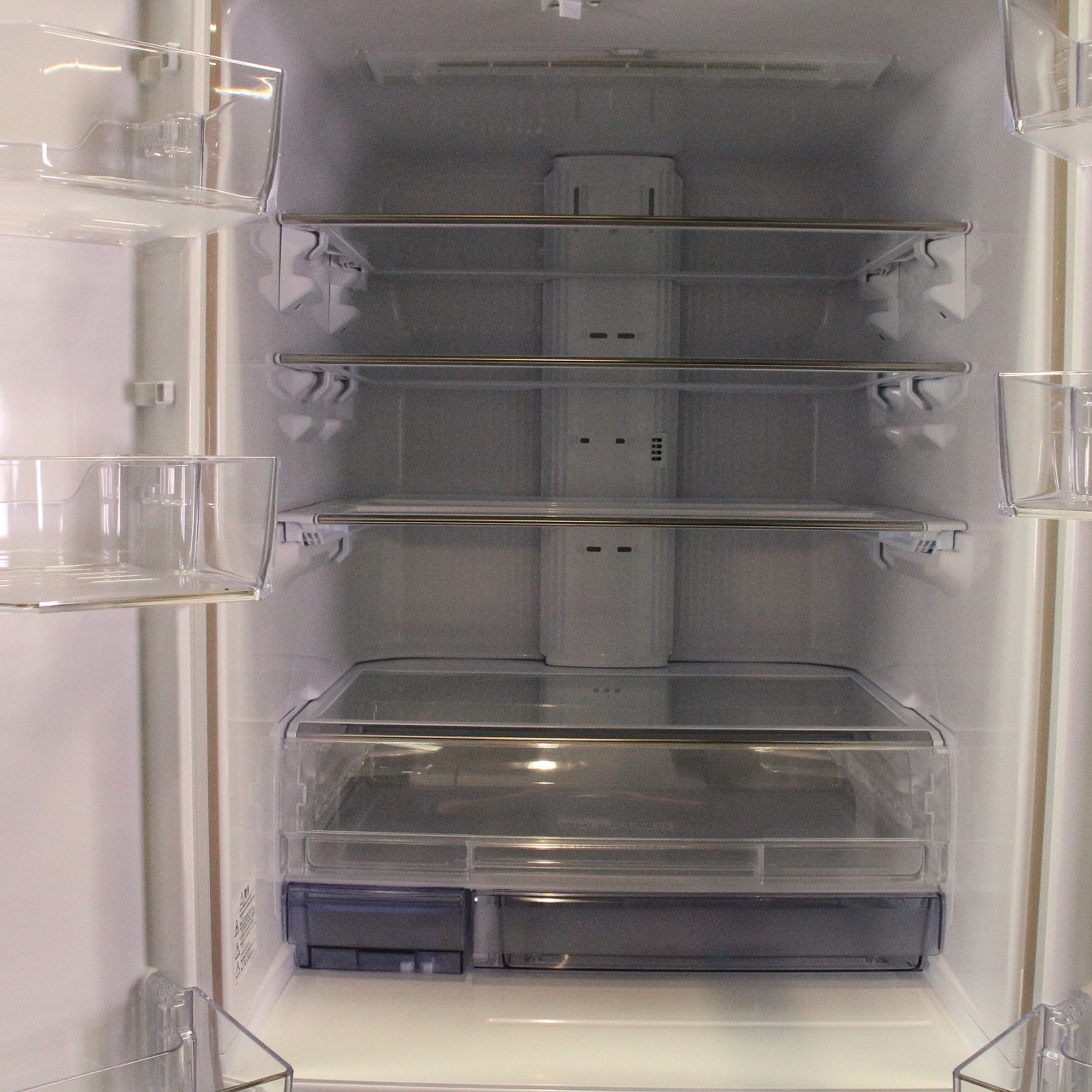 中古】〔展示品〕 冷蔵庫 置けるスマート大容量 WXシリーズ グレイン