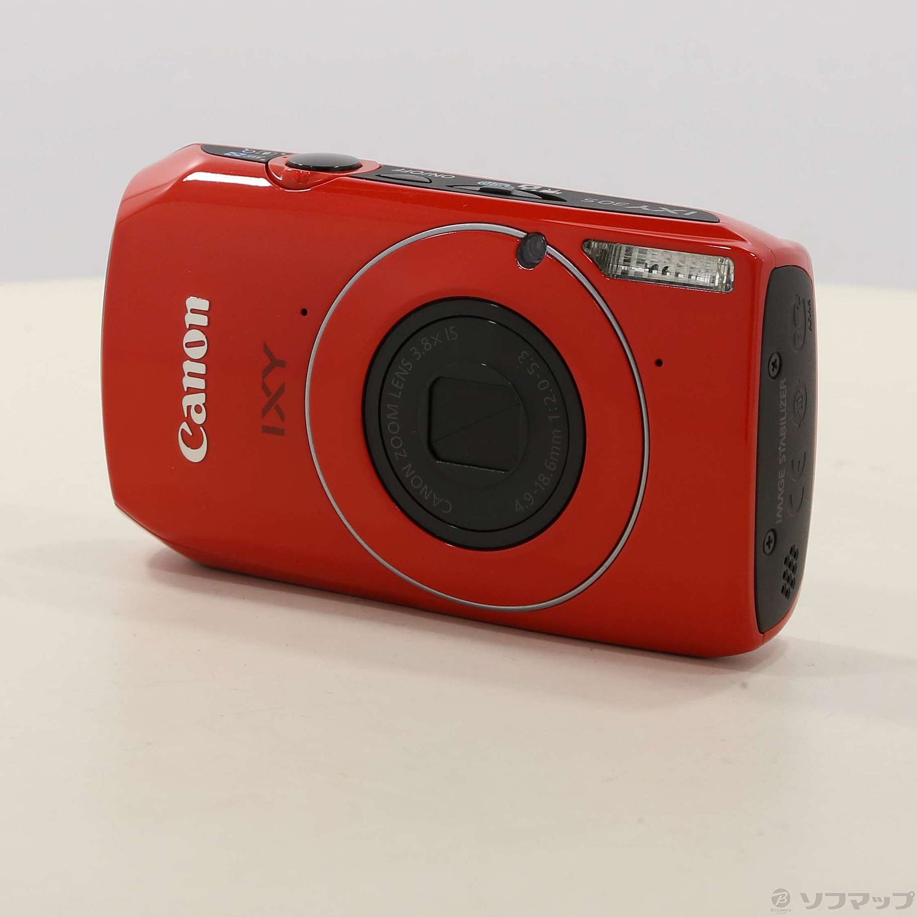 11,520円キャノン デジタルカメラ CANON IXY 30S レッド