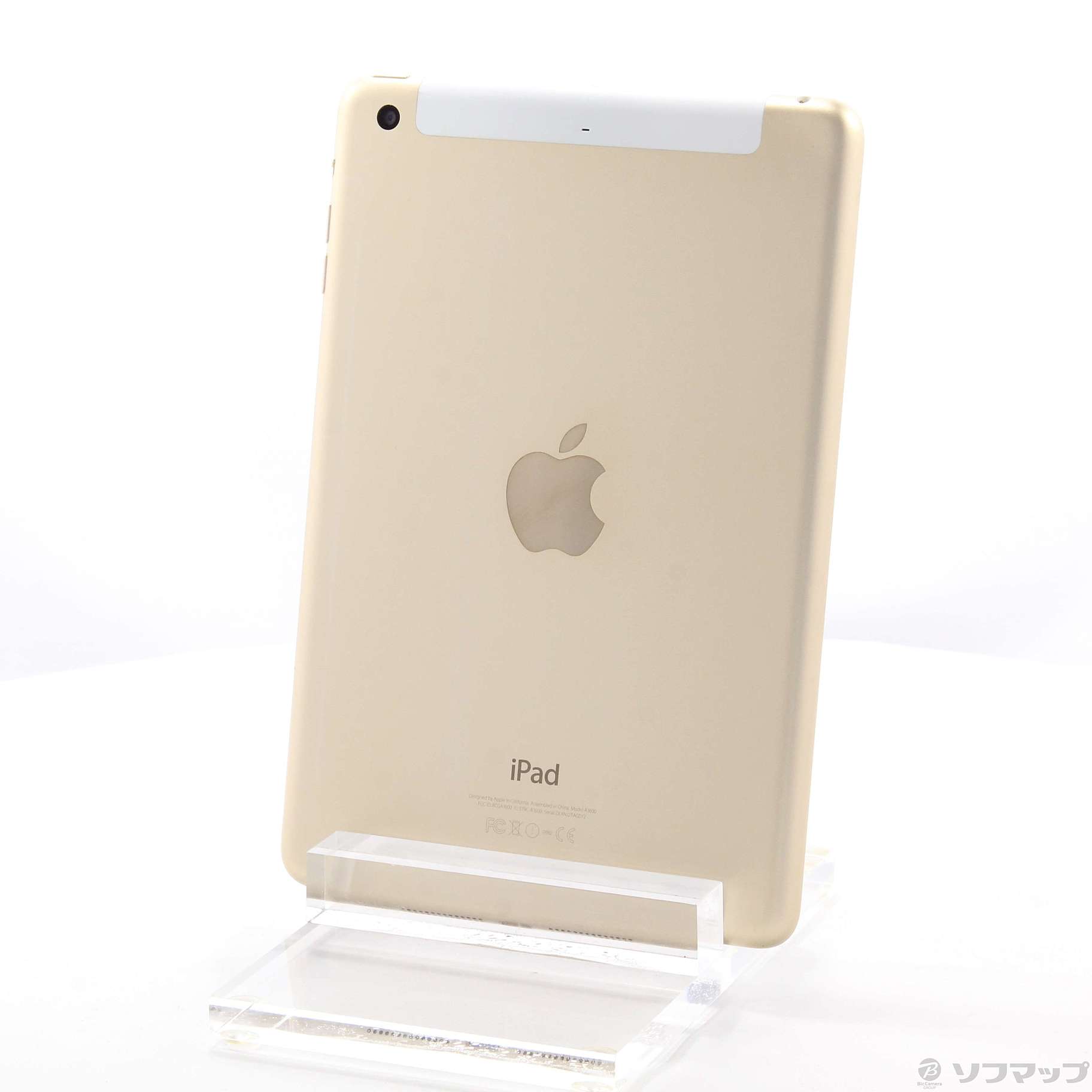 中古】iPad mini 3 16GB ゴールド MGYR2J／A docomo [2133047031565