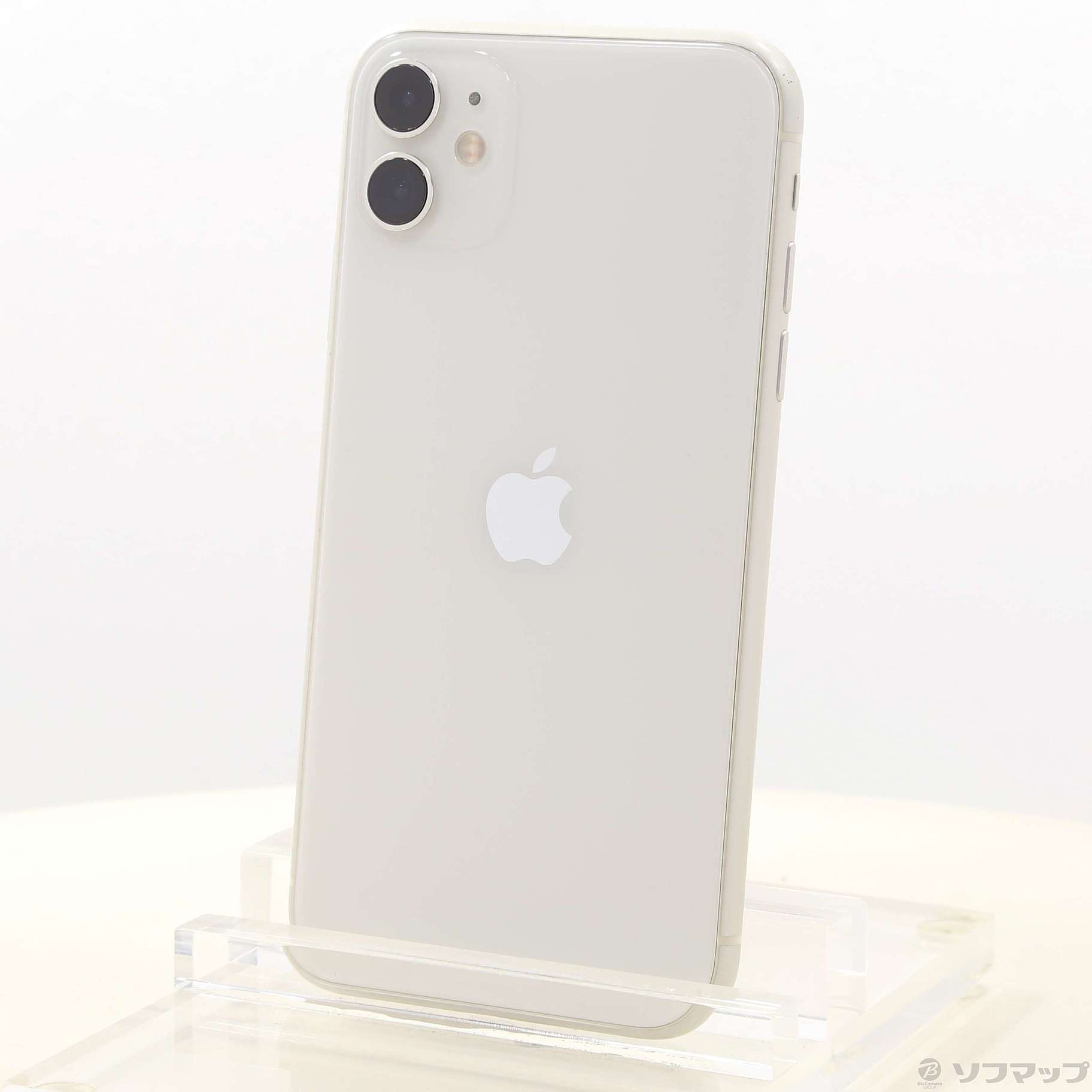 中古】iPhone11 128GB ホワイト MWM22J／A SIMフリー [2133047048853