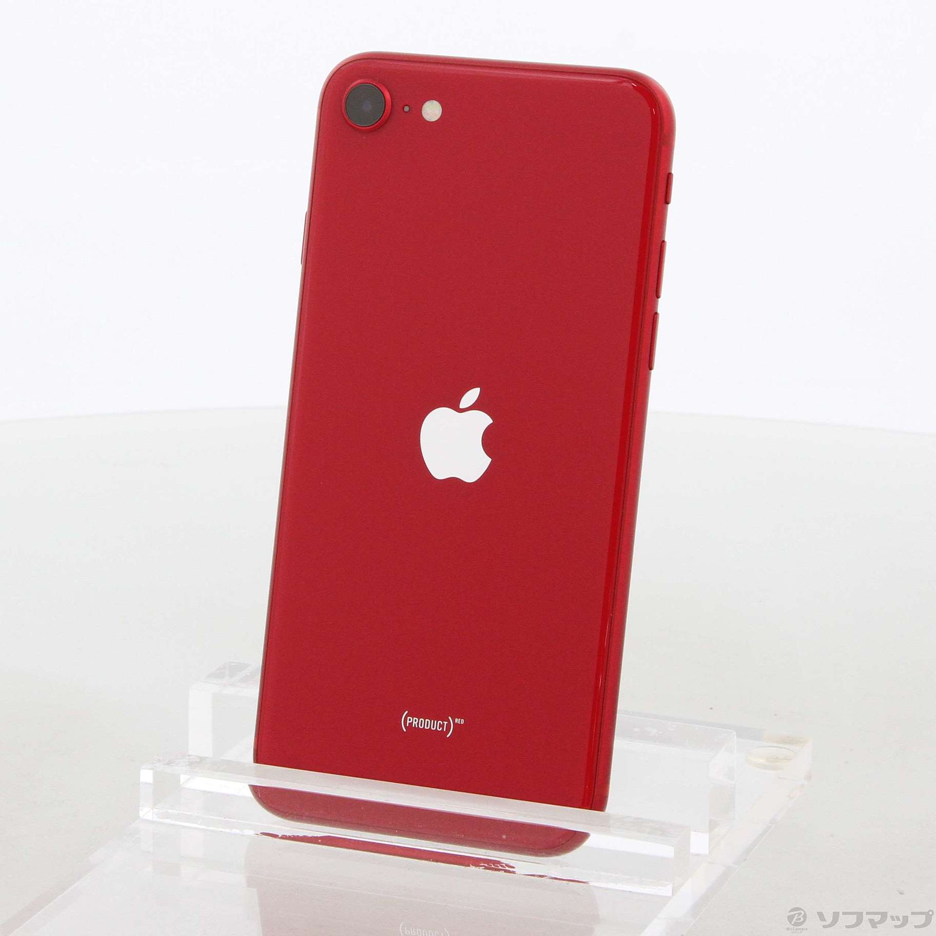 アップル iPhoneSE 第2世代 64GB レッド  （保護フィルム付）