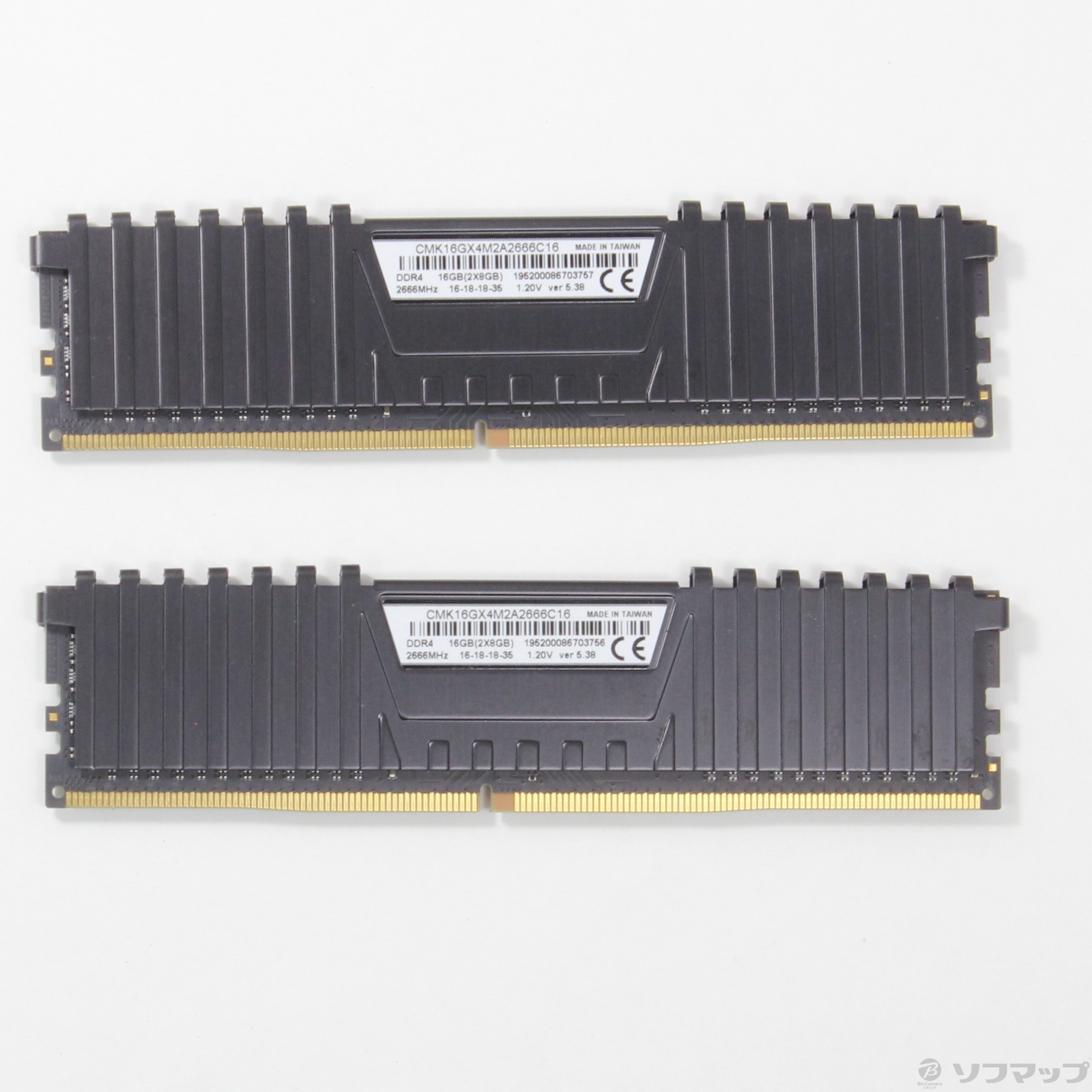 【中古】CMK16GX4M2A2666C16 16GB 8GB×2枚組 [2133047057527] - リコレ！|ビックカメラグループ ...