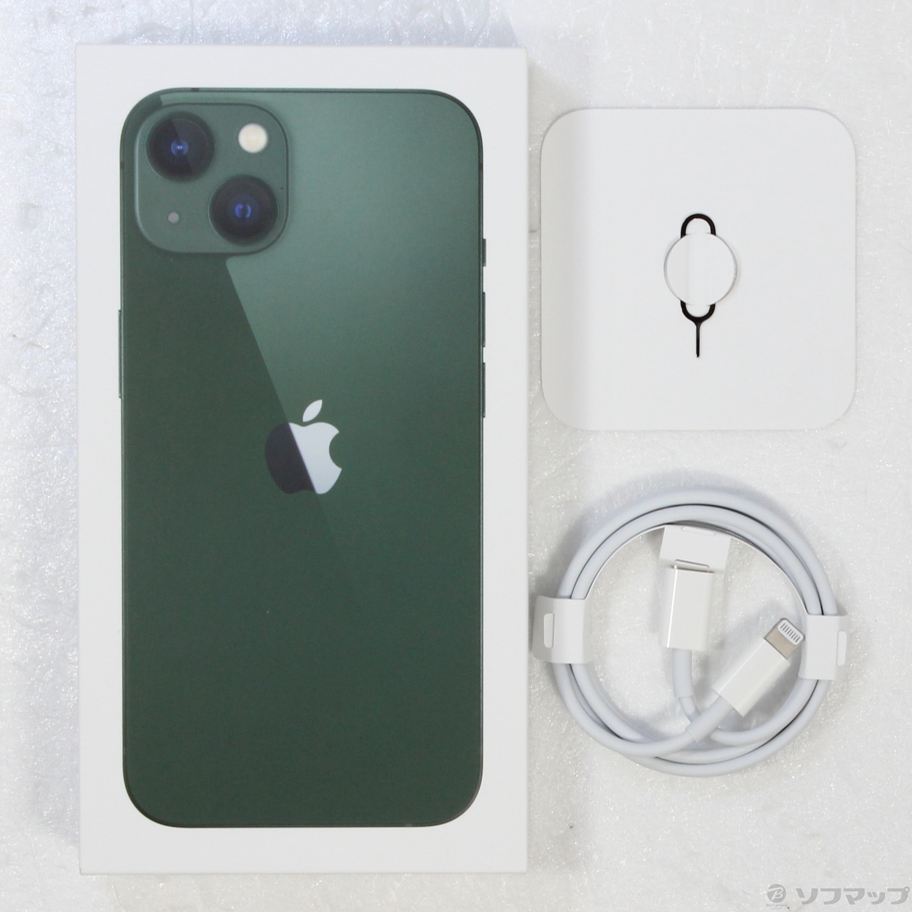 中古】iPhone13 128GB グリーン MNGG3J／A SIMフリー [2133047058357