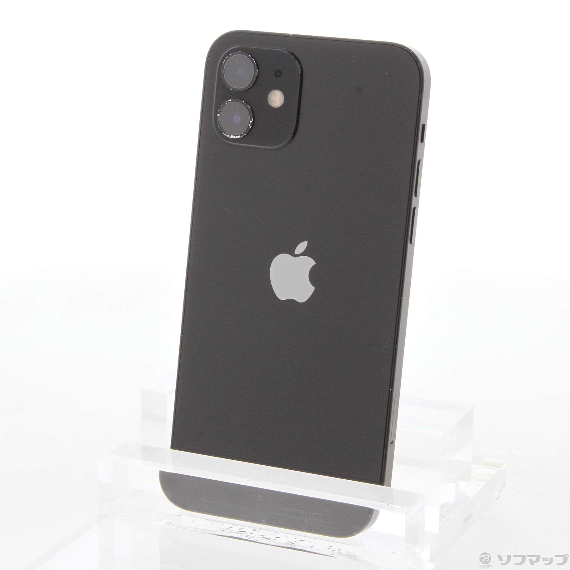 中古】iPhone12 128GB ブラック MGHU3J／A SIMフリー [2133047058364