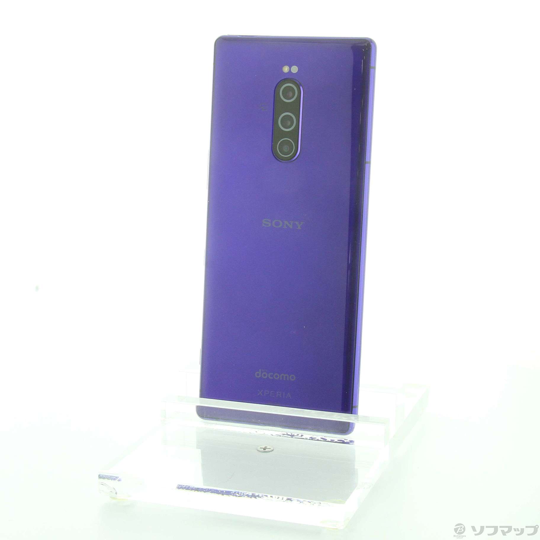 XPERIA1 SO-03L docomo SIMフリー パープル - スマートフォン本体