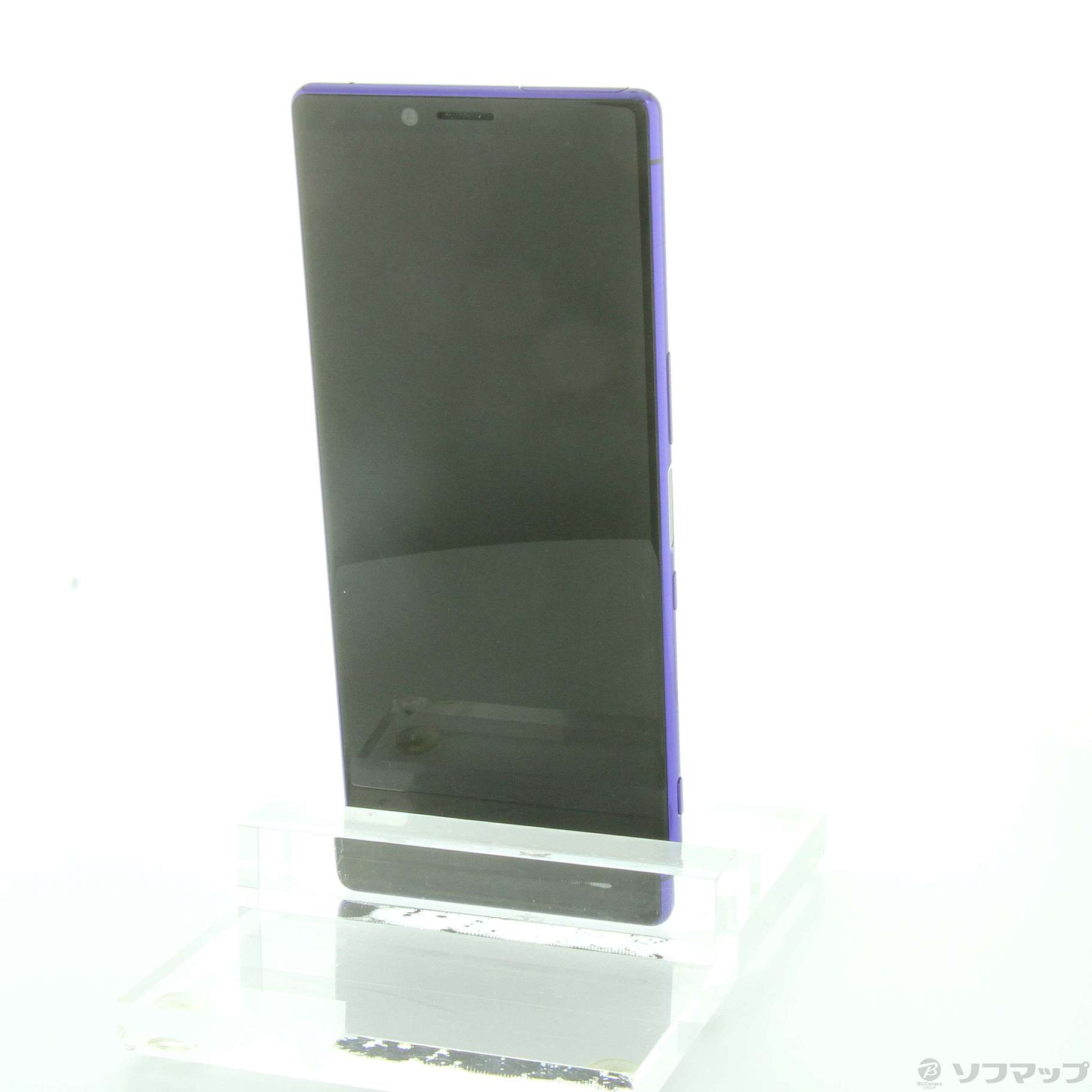 中古】Xperia 1 64GB パープル SO-03L docomoロック解除SIMフリー