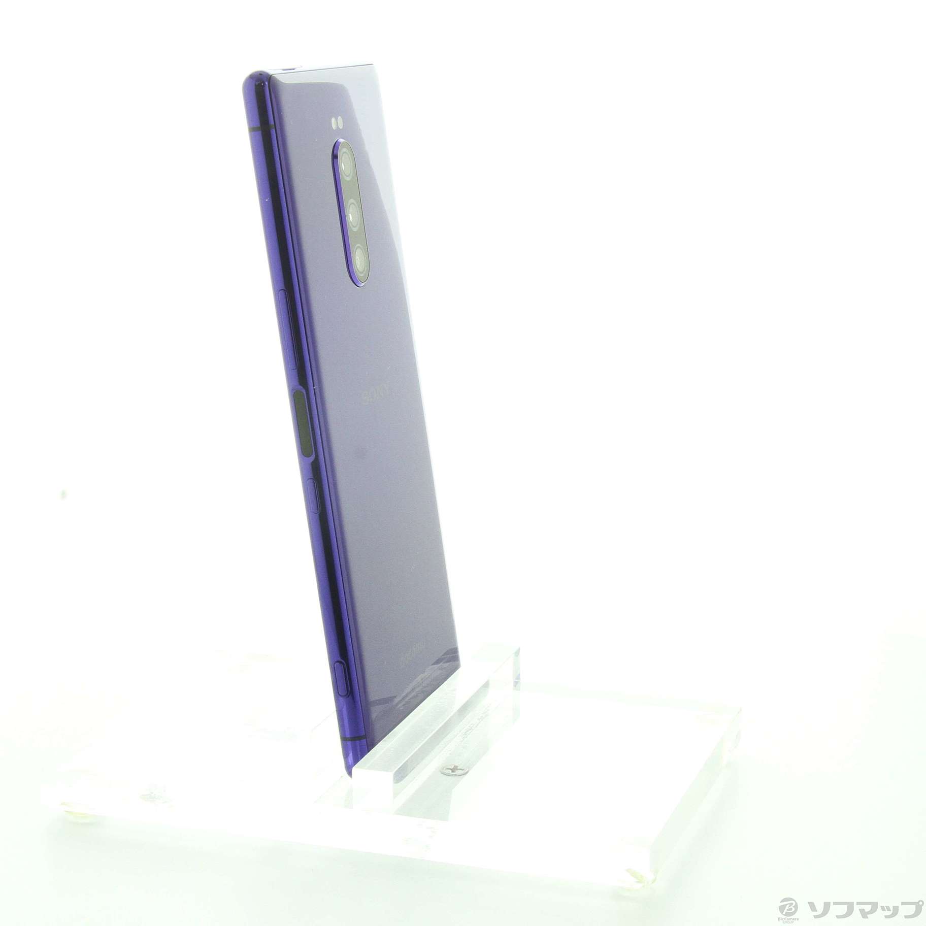 中古】Xperia 1 64GB パープル SO-03L docomoロック解除SIMフリー